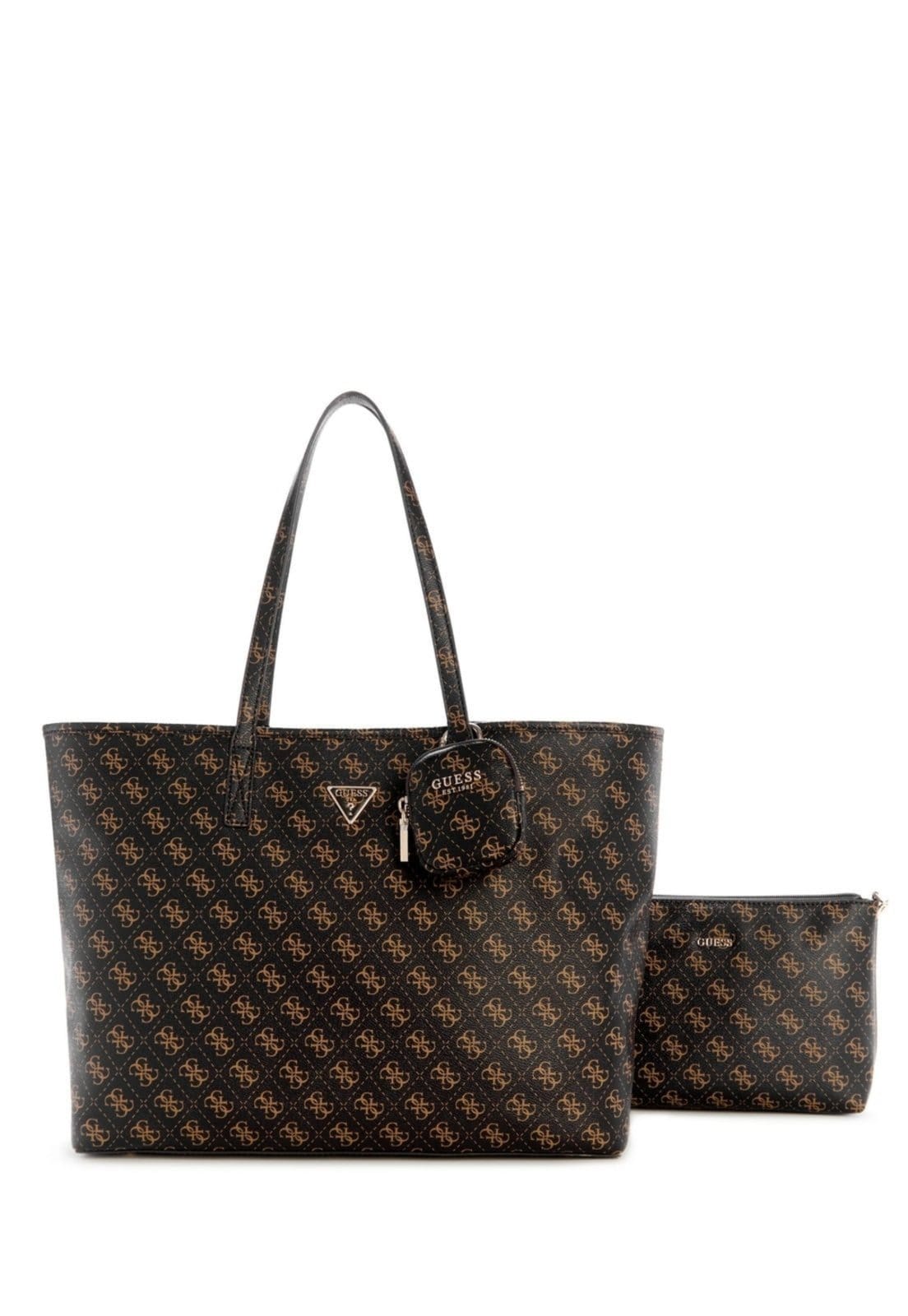 Vista principal Bolsa Guess Power Play Li Large Tech Tote Guess marrom