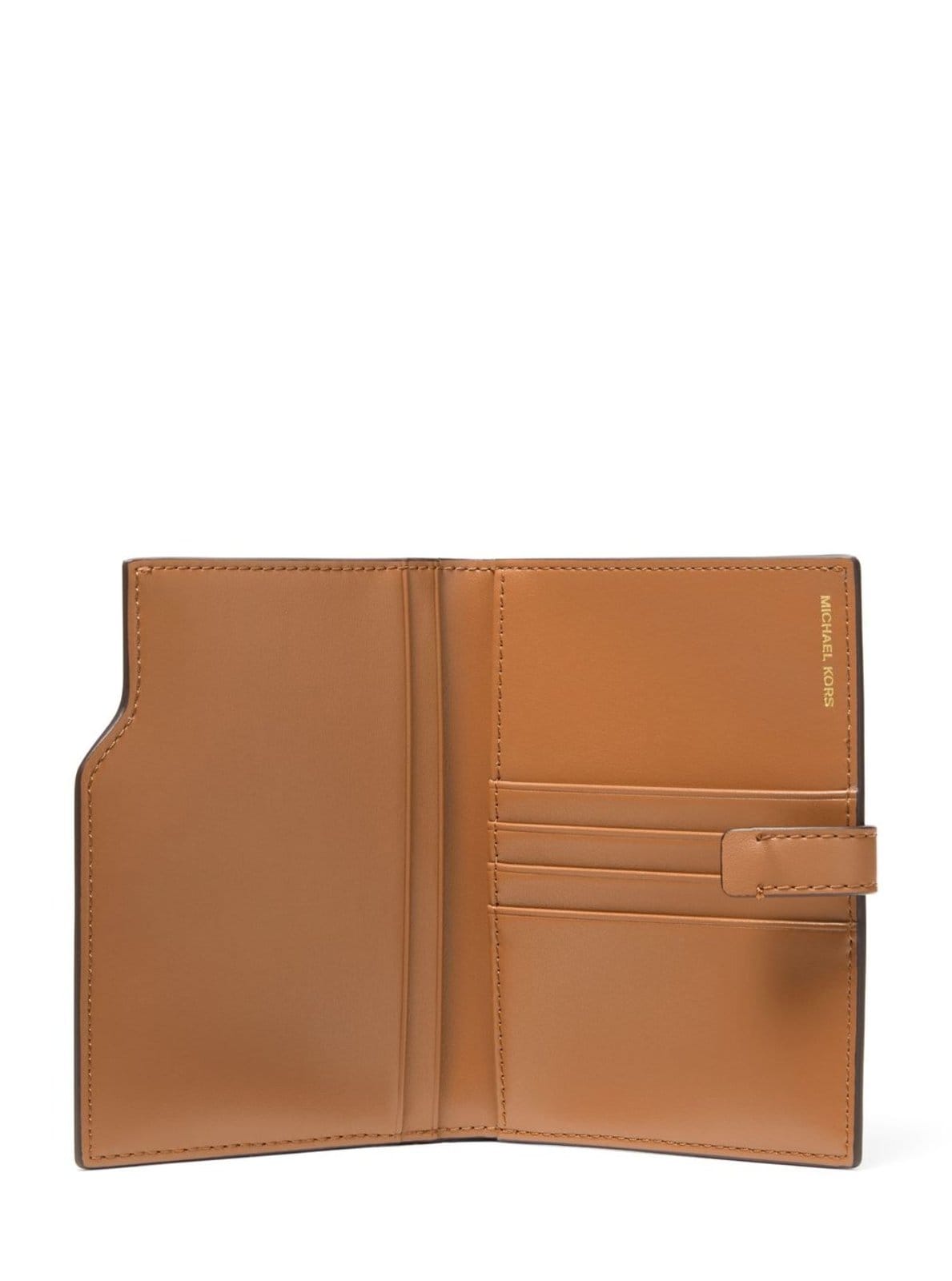 Vista 2 Carteira Porta-passaporte Jet Set Logo 32F5GJ6T1B149 Michael Kors nude