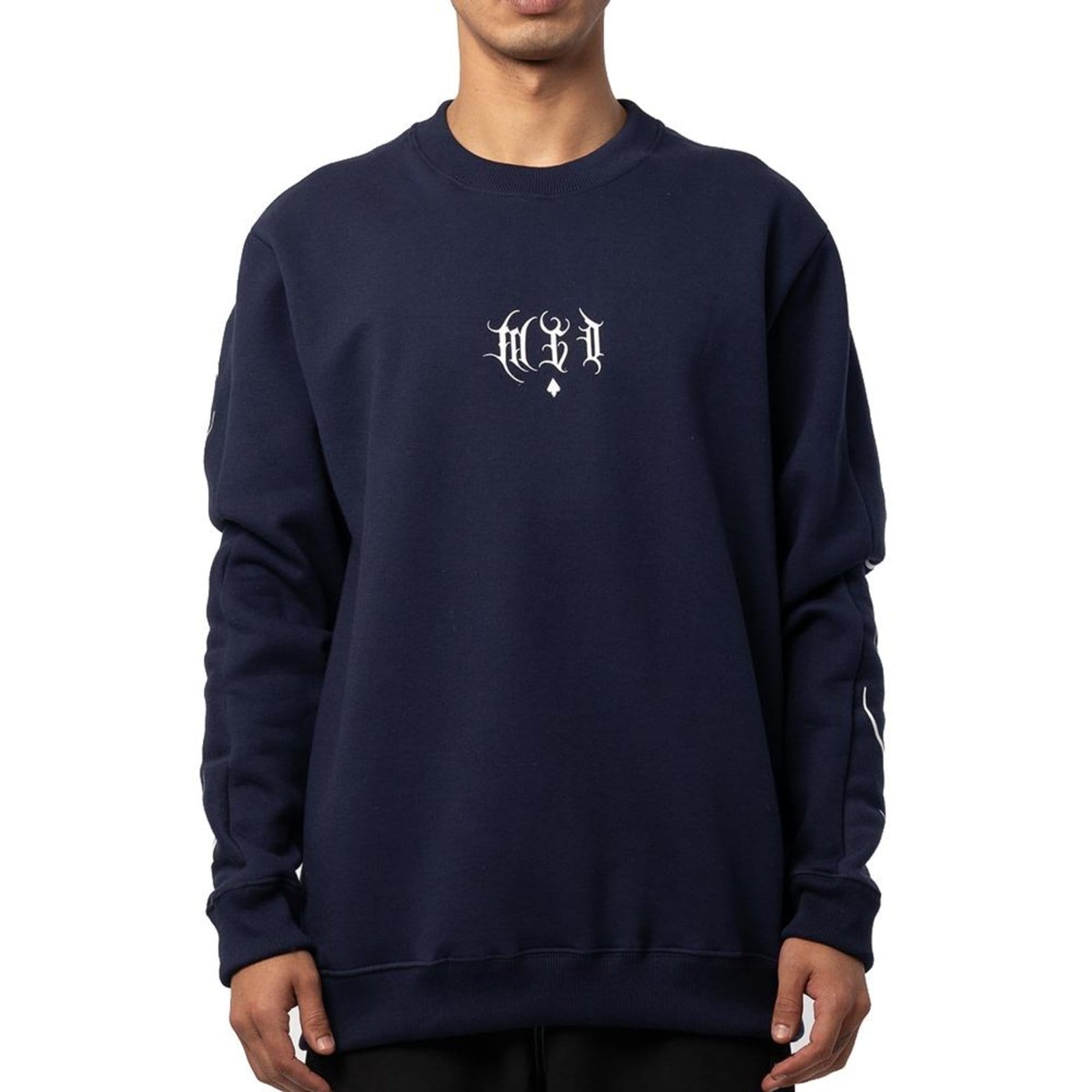 Moletom MCD Careca Especial Caligrafitti W25 Marinho Abismo