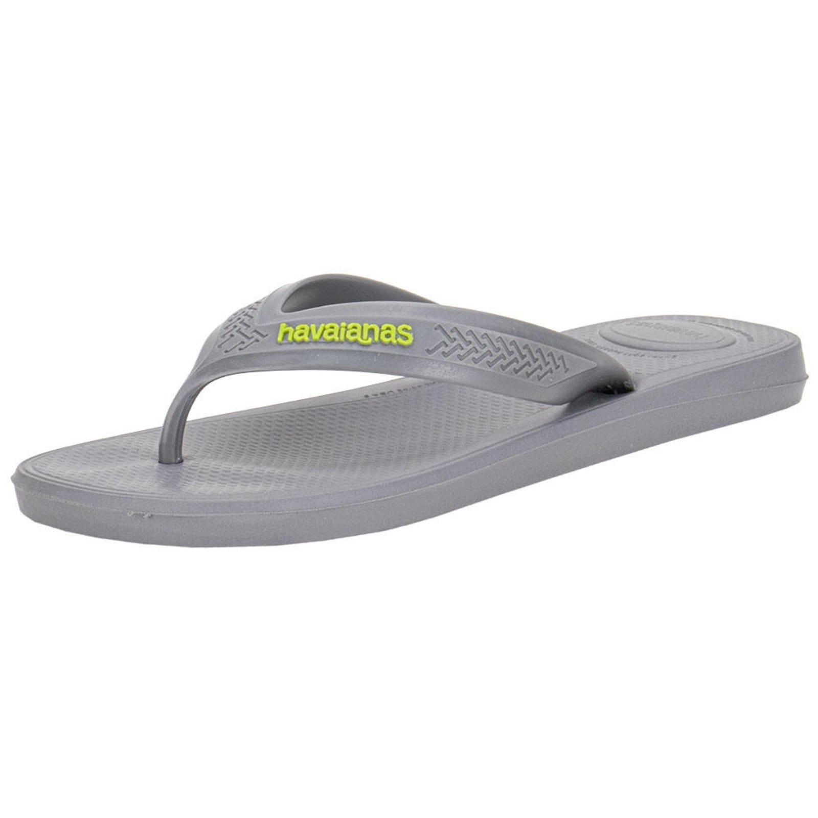 Vista 2 Chinelo Masculino Top Max Comfort Havaianas Cl25 0098608 Havaianas cinza