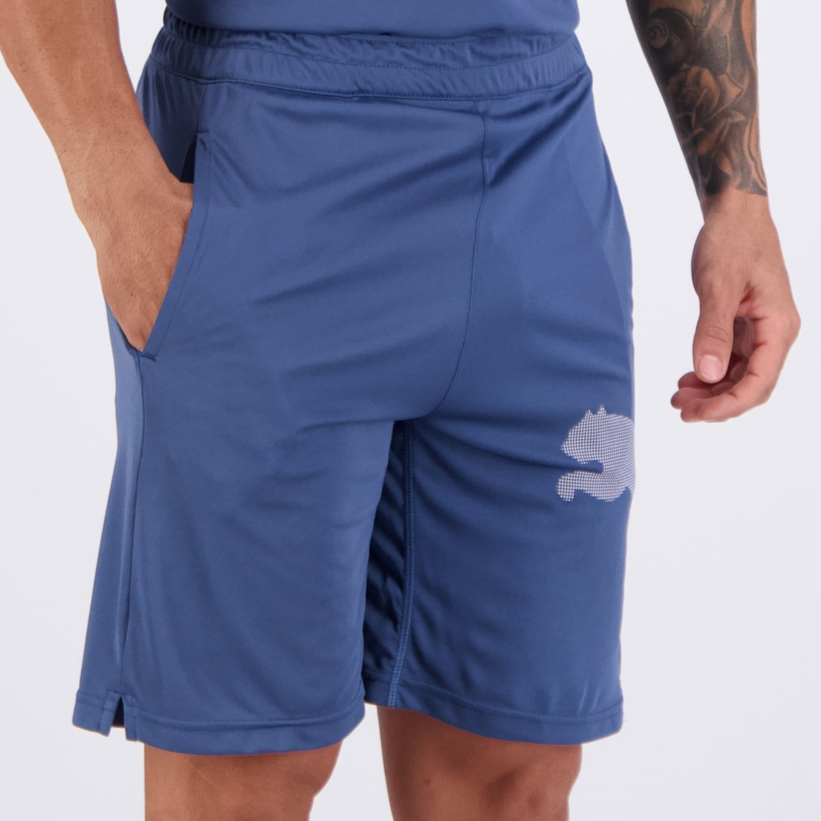 Vista 2 Shorts Puma Tad Big Logo 8 Puma azul