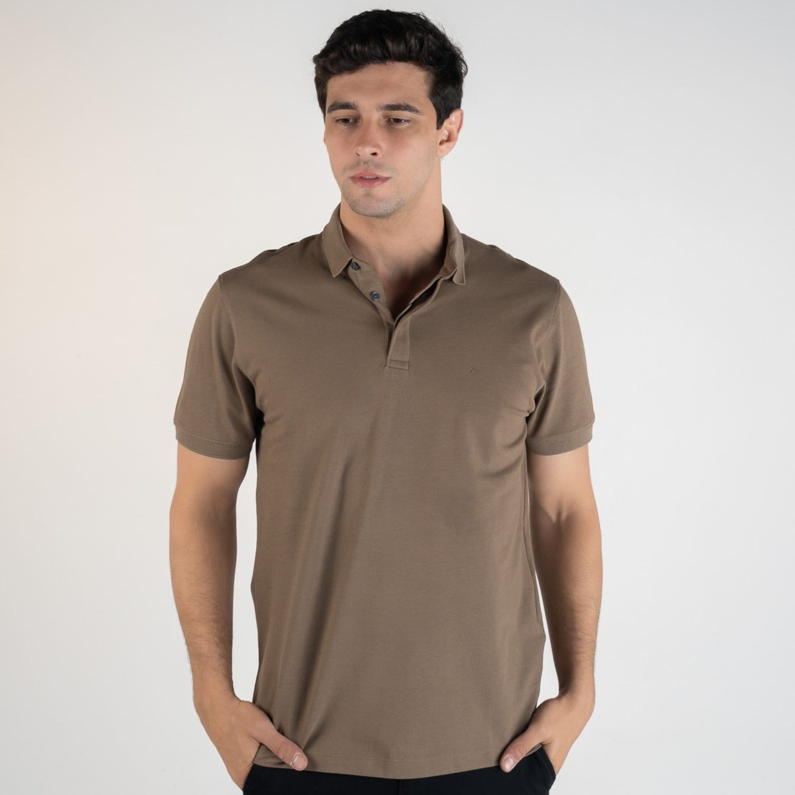 Vista principal Camisa Polo Aramis Colorfix Khaki Aramis cáqui khaki
