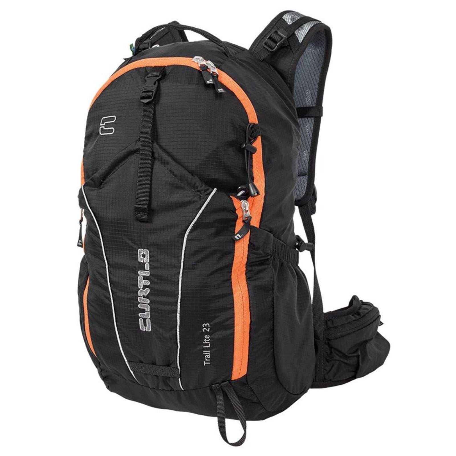 Vista 2 Mochila Curtlo Trail Lite 23 Litros Preto e Laranja Curtlo incolor