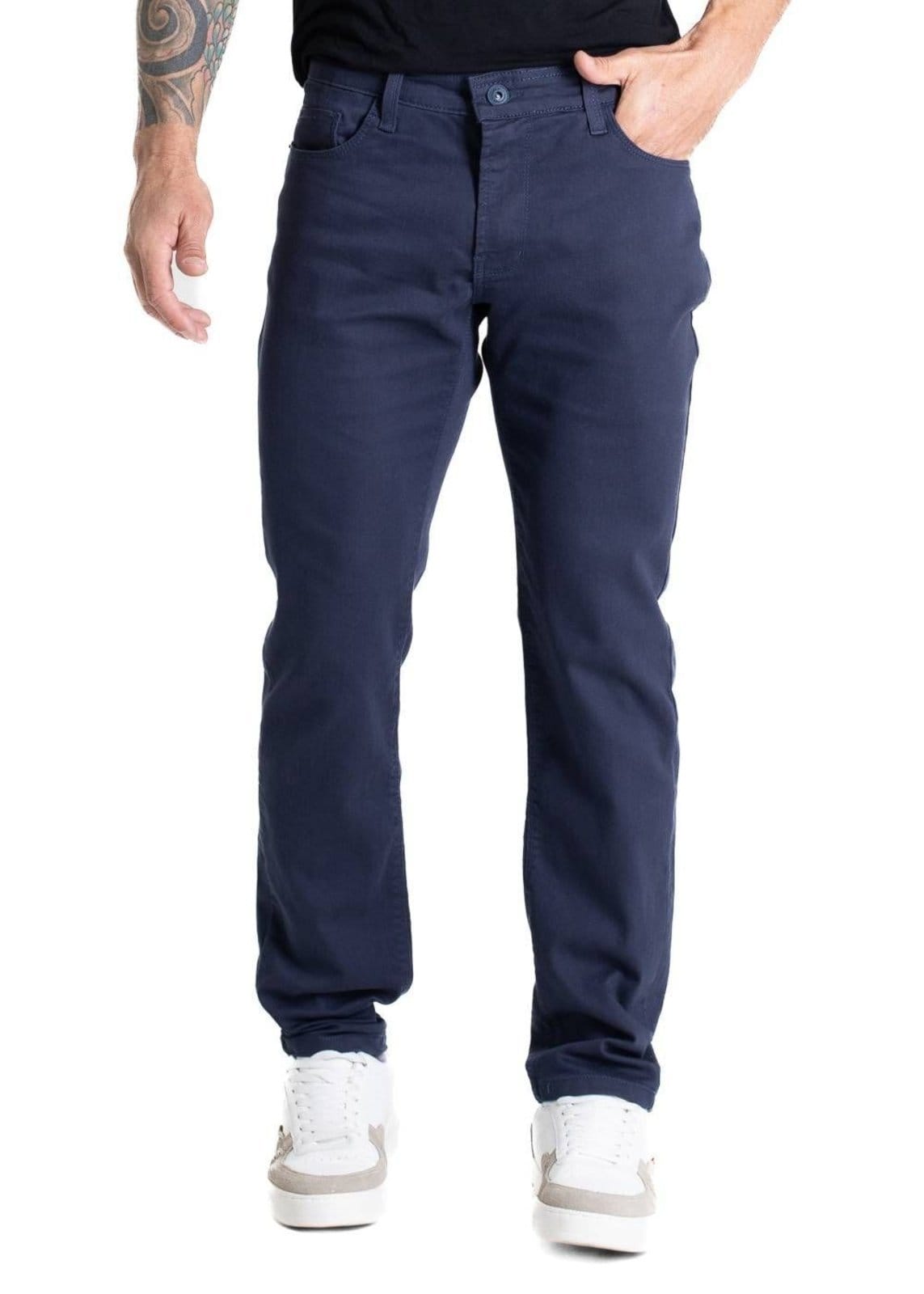 Vista principal Calça Sarja Sawary Skinny - 280892 Sawary azul