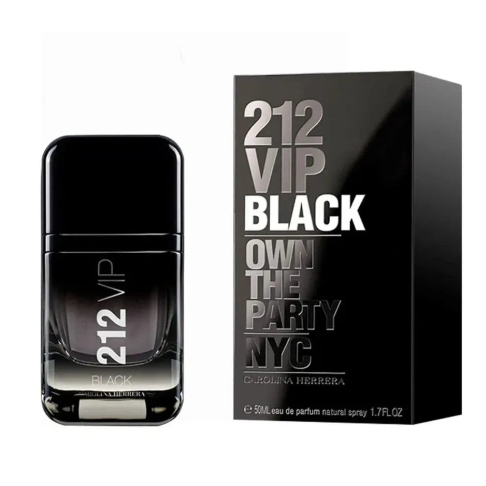 Vista 2 Perfume 212 Vip Men Black Carolina Herrera Perfume Masculino Eau de Parfum 50 ml Carolina Herrera incolor black