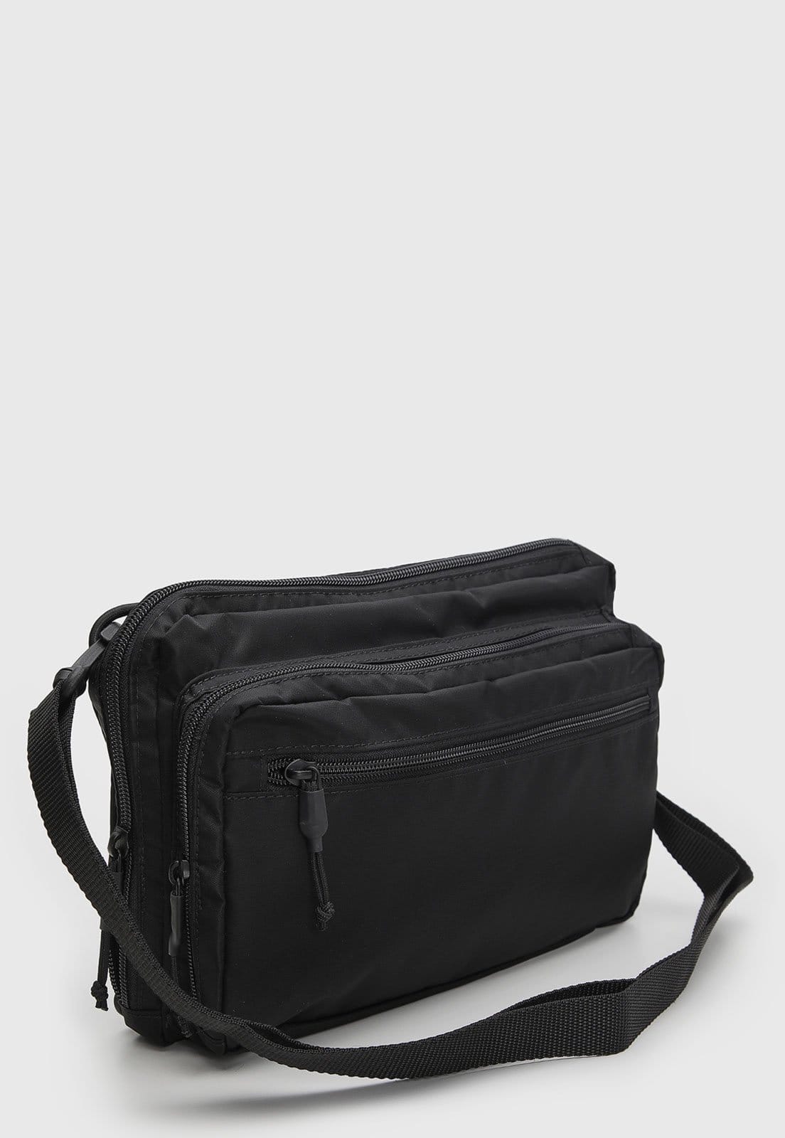Vista 2 Bolsa Vans Bail Convertible Crossbody Preta Vans preto