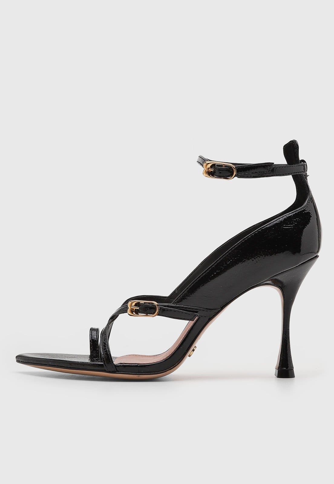 Sandália Feminina Vicenza Salto Fino Preta