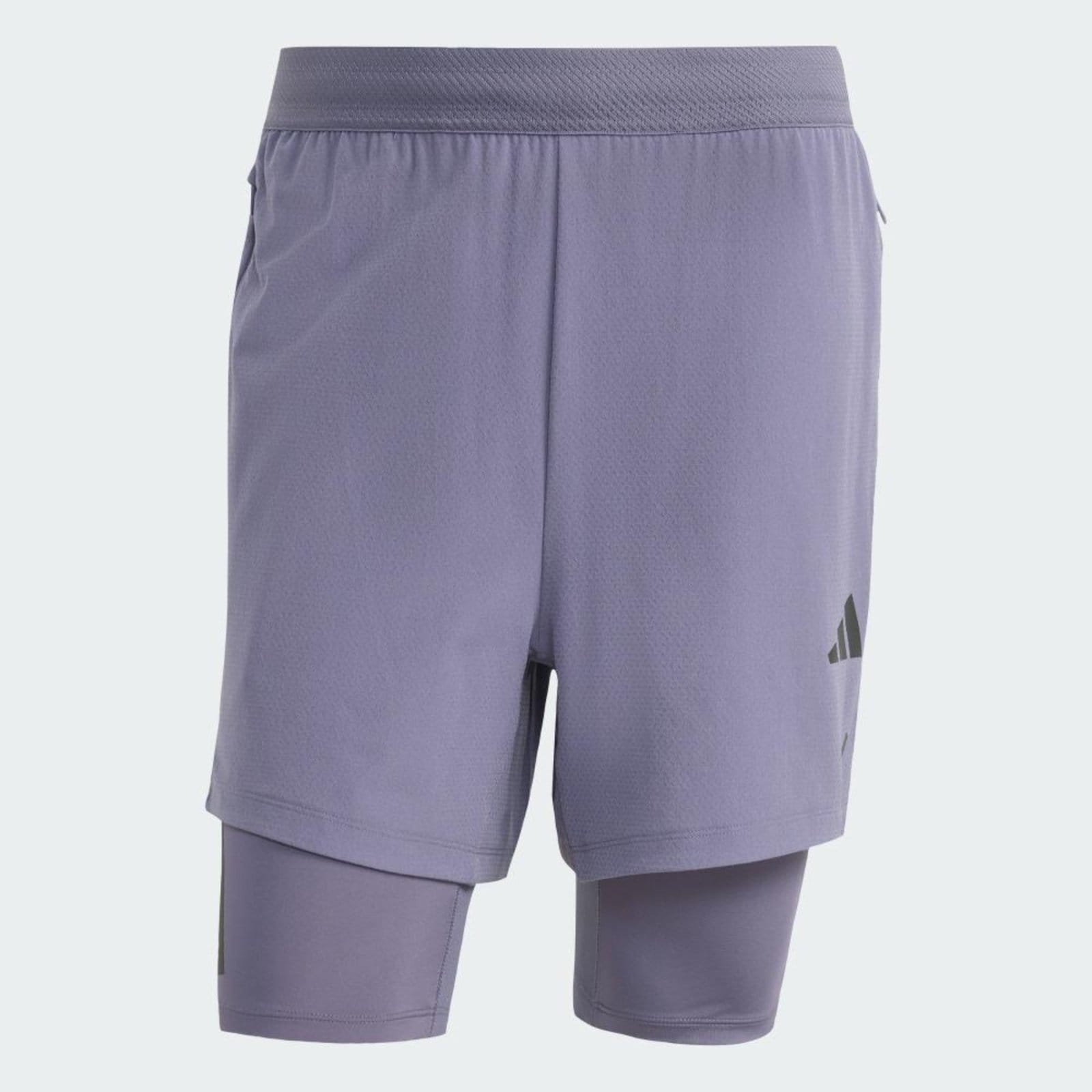 Vista 2 Shorts PrimeLift 2 em 1 adidas Performance Adidas roxo