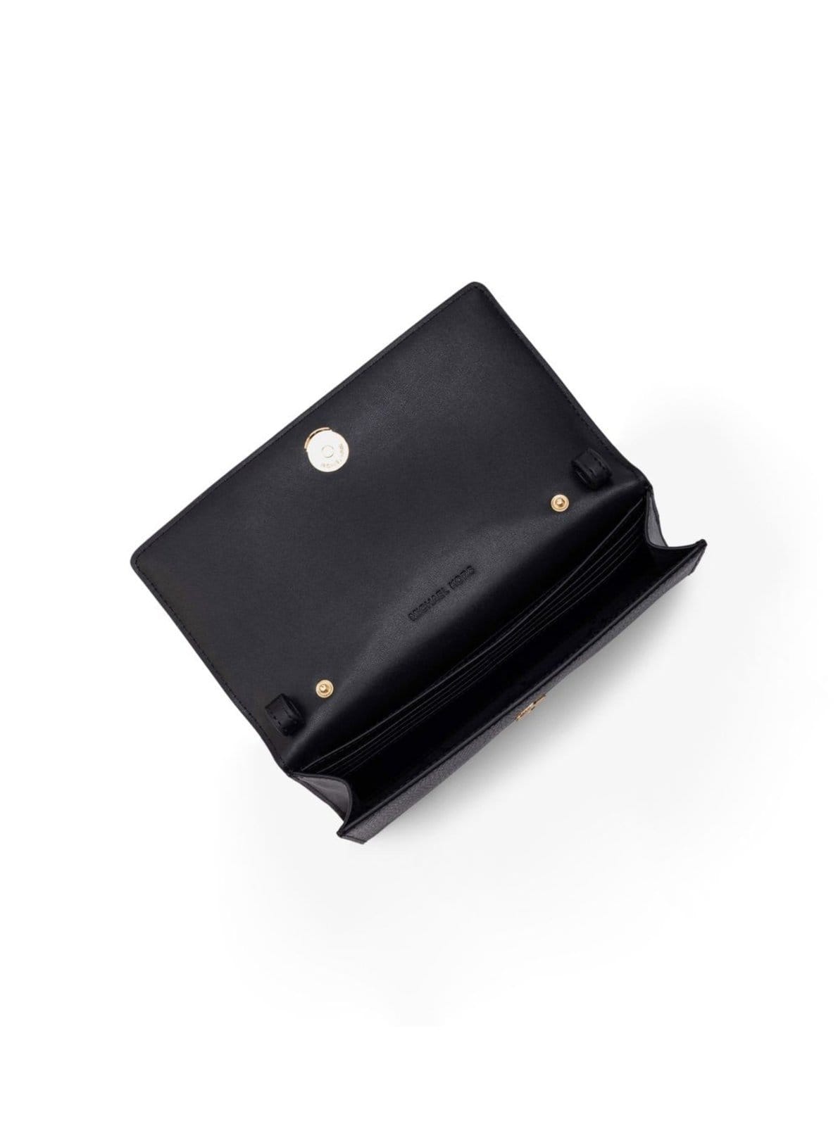 Vista 2 Bolsa Transversal Carson Grande Em Couro 35S5G2ZC7L001 Michael Kors preto