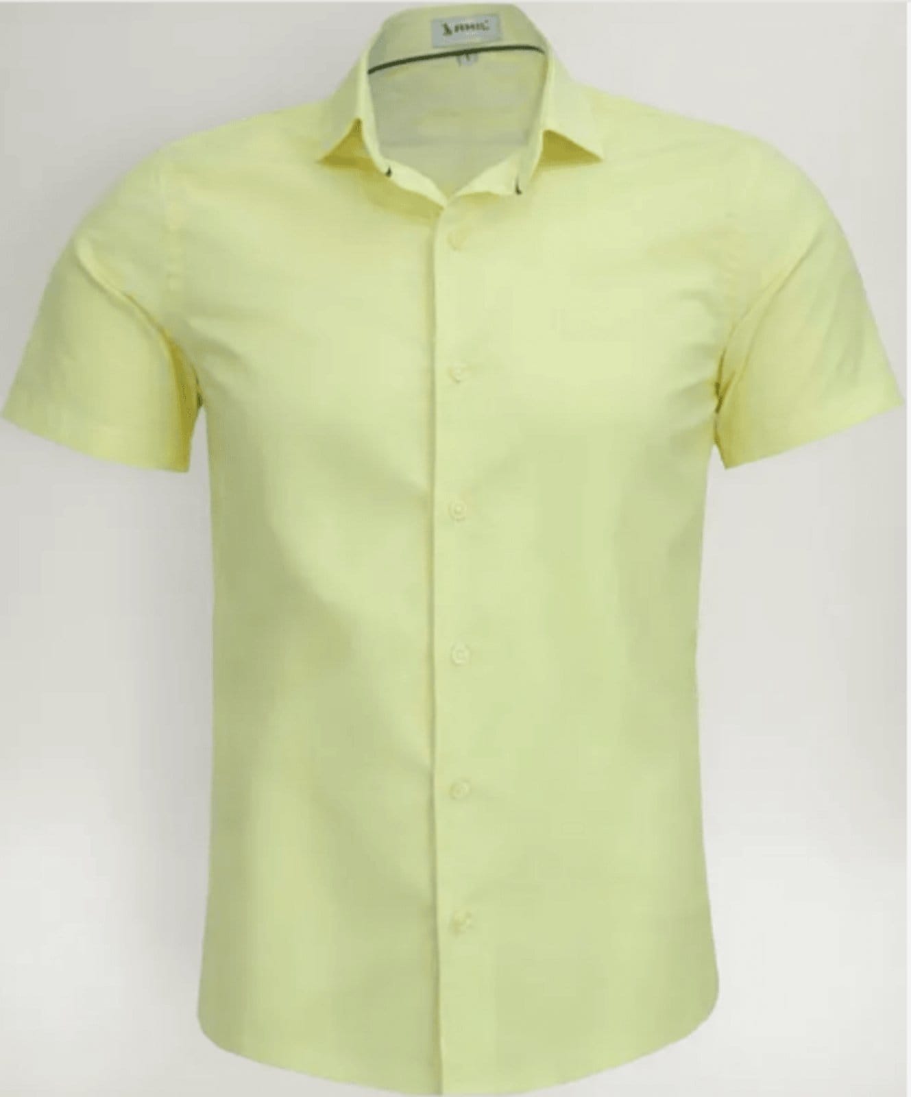 Camisa Social Amil Slim Com elastano Talks Macia Manga Curta