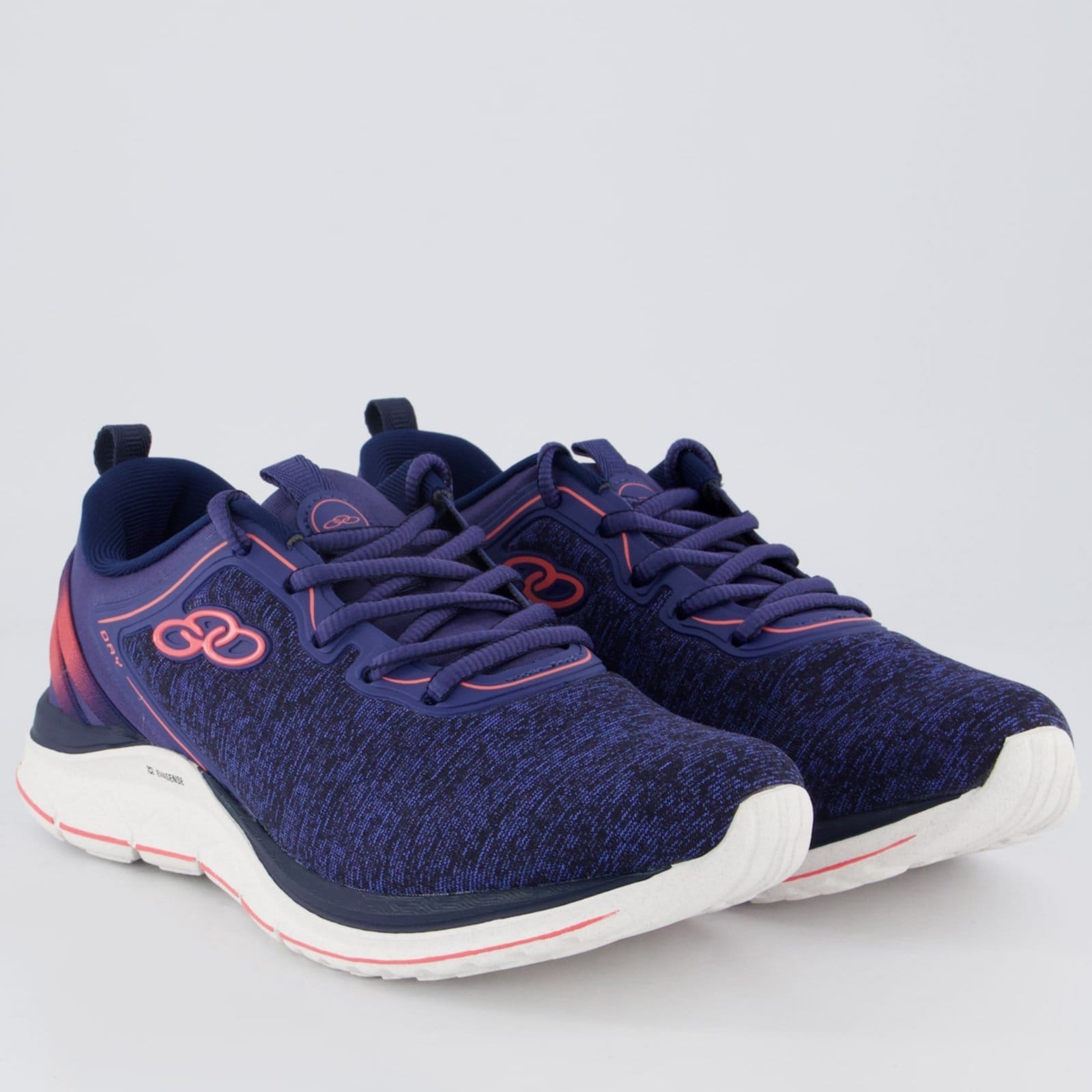 Vista 2 Tênis Olympikus Day Feminino Roxo e Rosa OLYMPIKUS roxo rosa