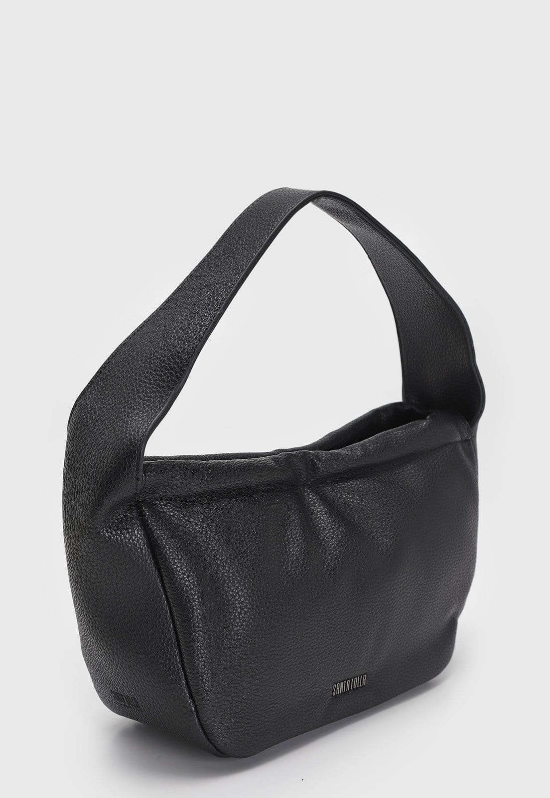 Vista 2 Bolsa Tiracolo Santa Lolla Hobo Preta Santa Lolla preto