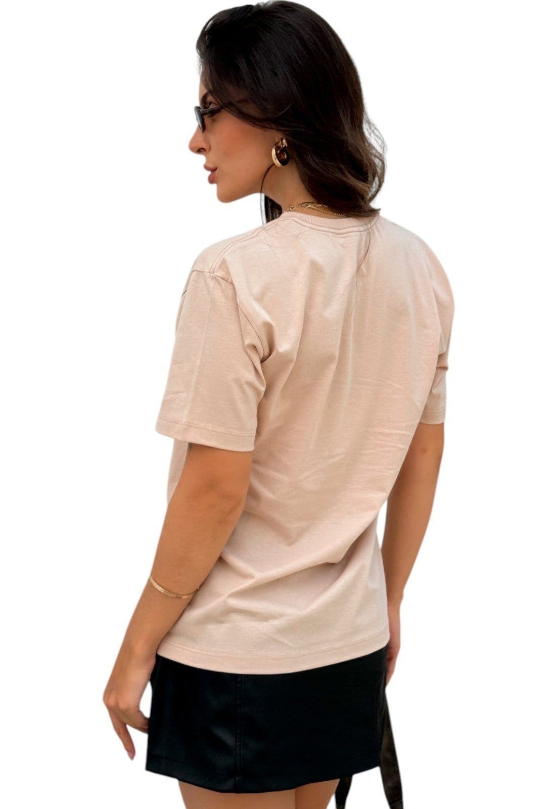 Camiseta Cianitas Chocolate Estampa Coração The Beauty - 2