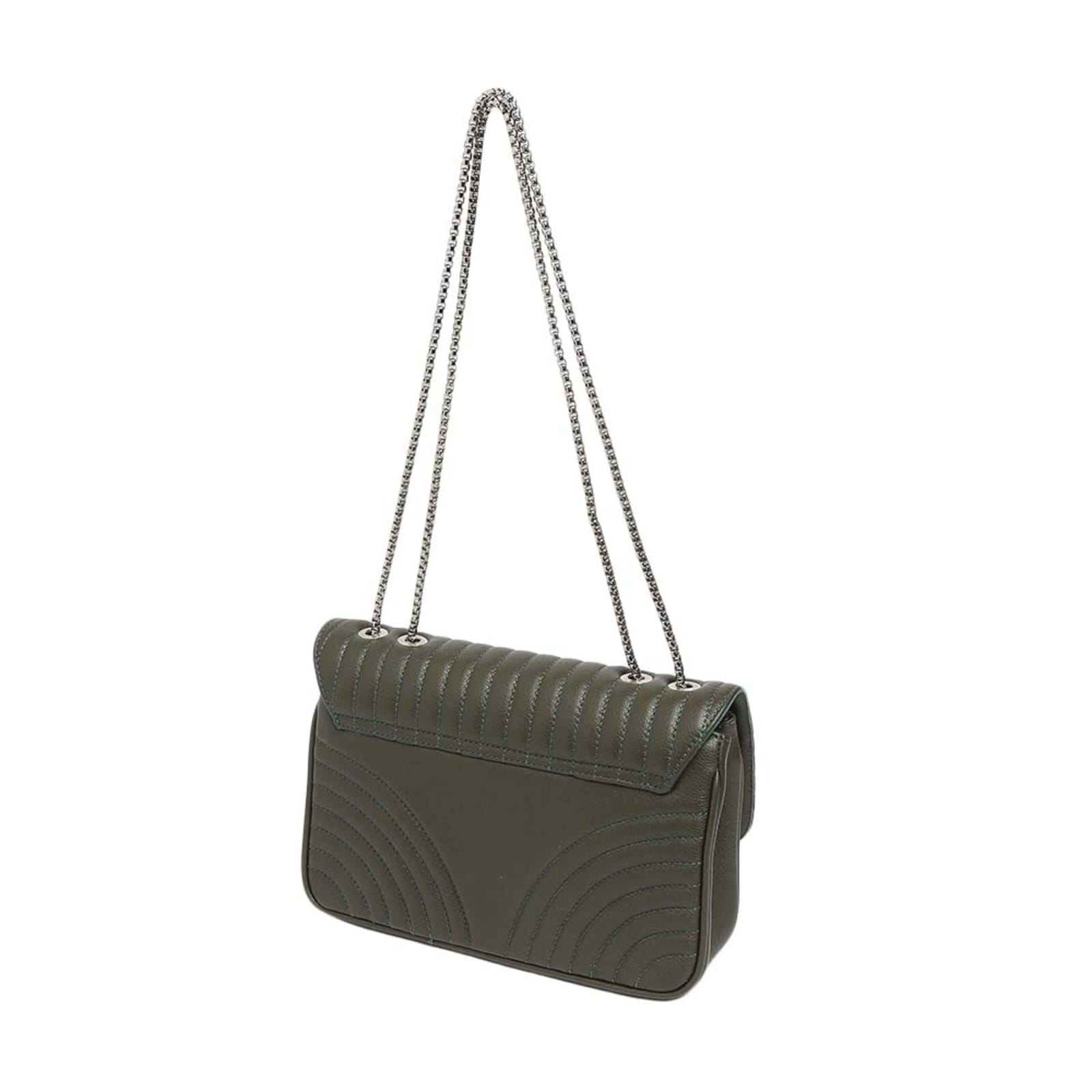 Vista 2 Bolsa de Couro Griffazzi Militar Griffazzi verde militar