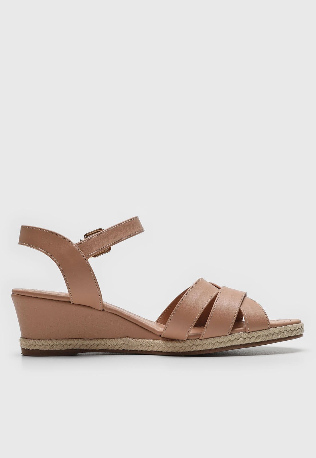 Vista 2 Sandália Anabela cê Lisa BEBECÊ nude