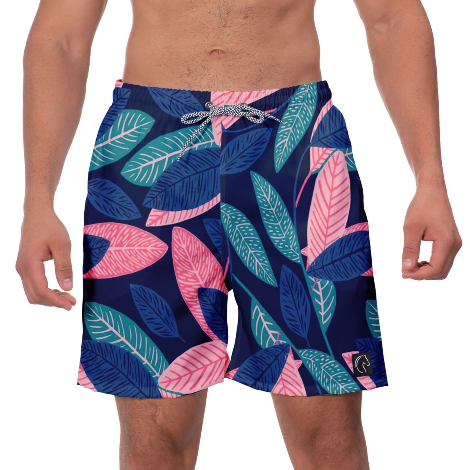Vista 2 Short Masculino Tactel Secagem Rápida Com Bolsos Laterais Confortável Moda Praia Casual Treino Academia W2 Flowers W2 STORE azul/azul marinho/branco/camuflado/estampado/floral/lilás/multicolorido/roxo