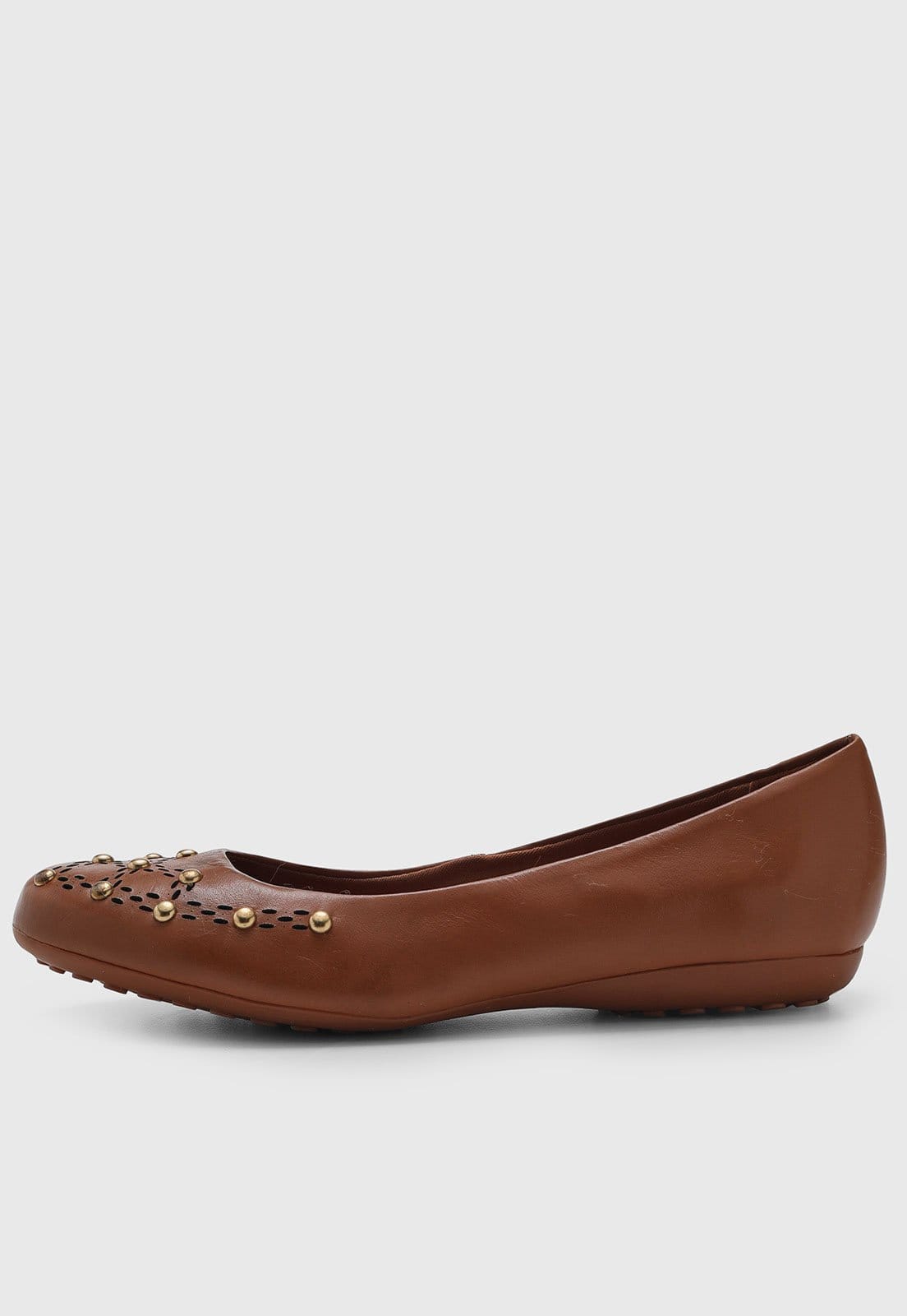 Vista principal Sapatilha Feminina Bottero Detalhes Metálicos Bottero marrom