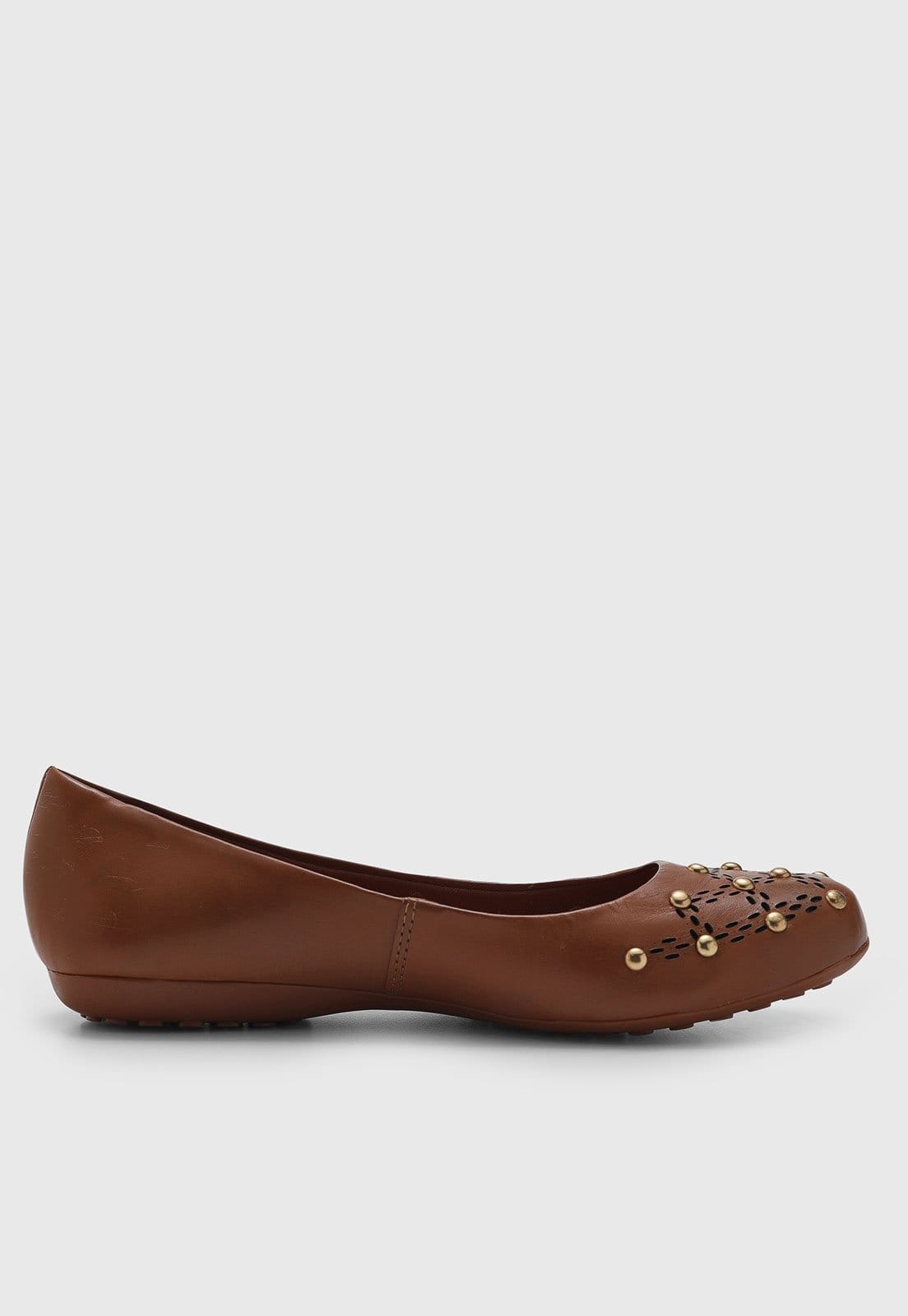 Vista 2 Sapatilha Feminina Bottero Detalhes Metálicos Bottero marrom