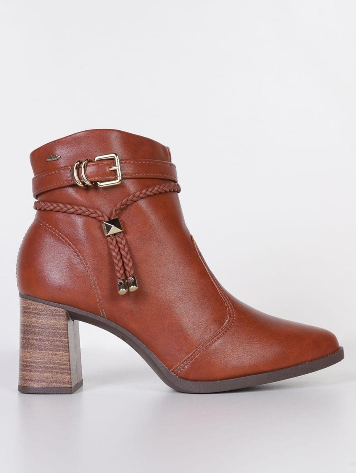 Vista principal Bota Cano Curto Dakota Feminina Dakota caramelo