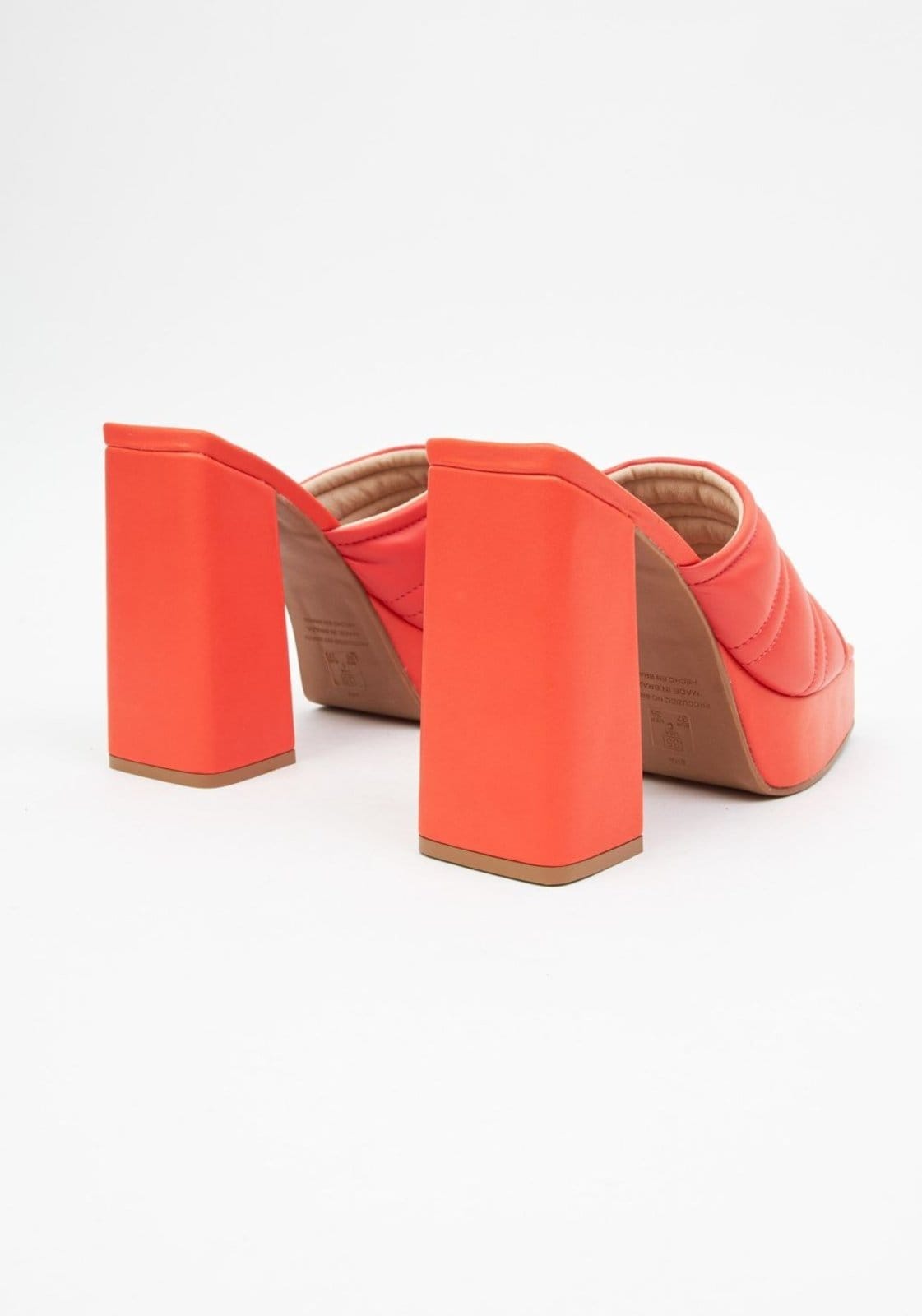 Vista 2 Meia Pata Tamanco Com Volume Sport Easy laranja