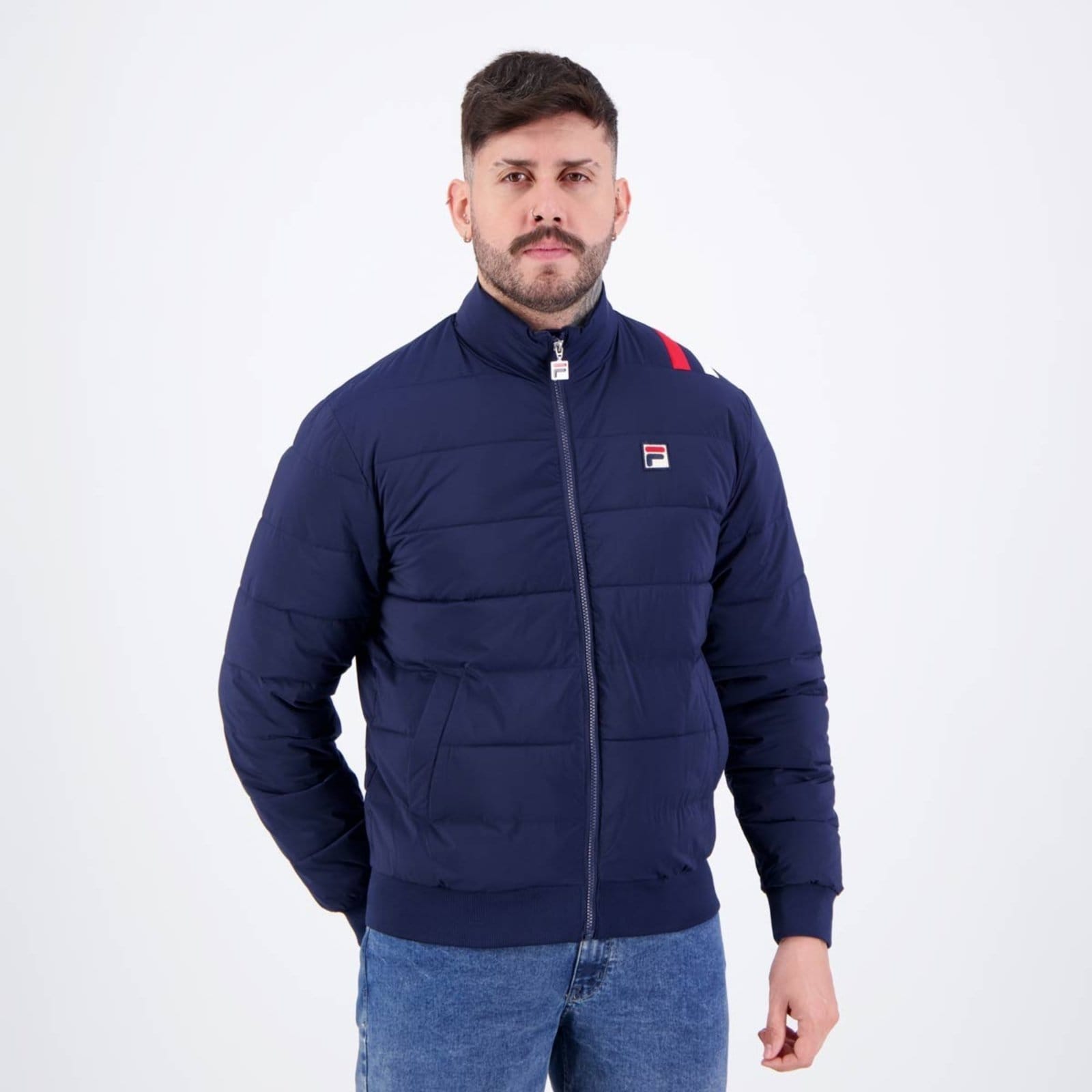 Vista 2 Jaqueta Fila Brody Marinho Fila azul marinho