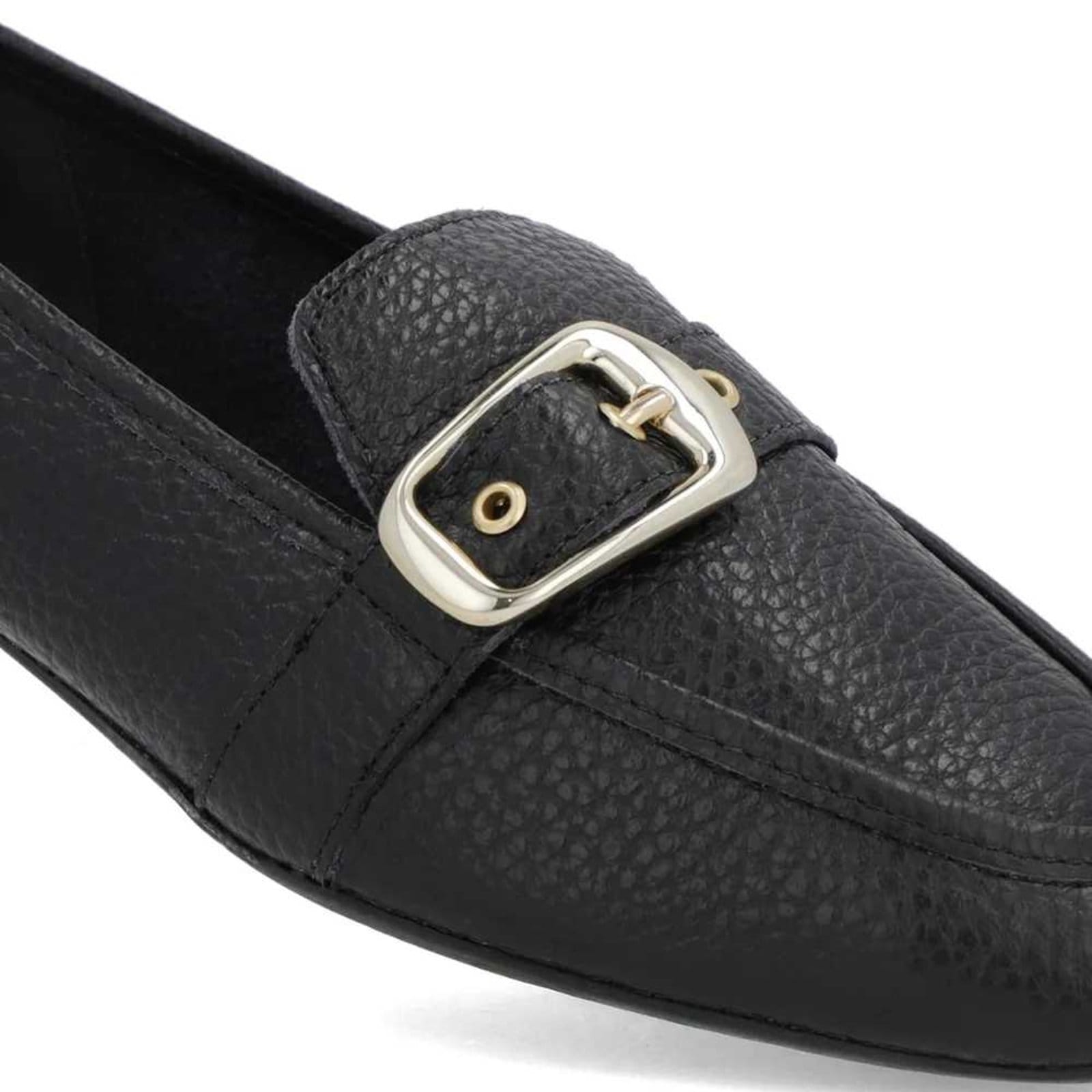 Vista 2 Mocassim Loafer Feminino Fivela Usaflex UC16007 Usaflex preto