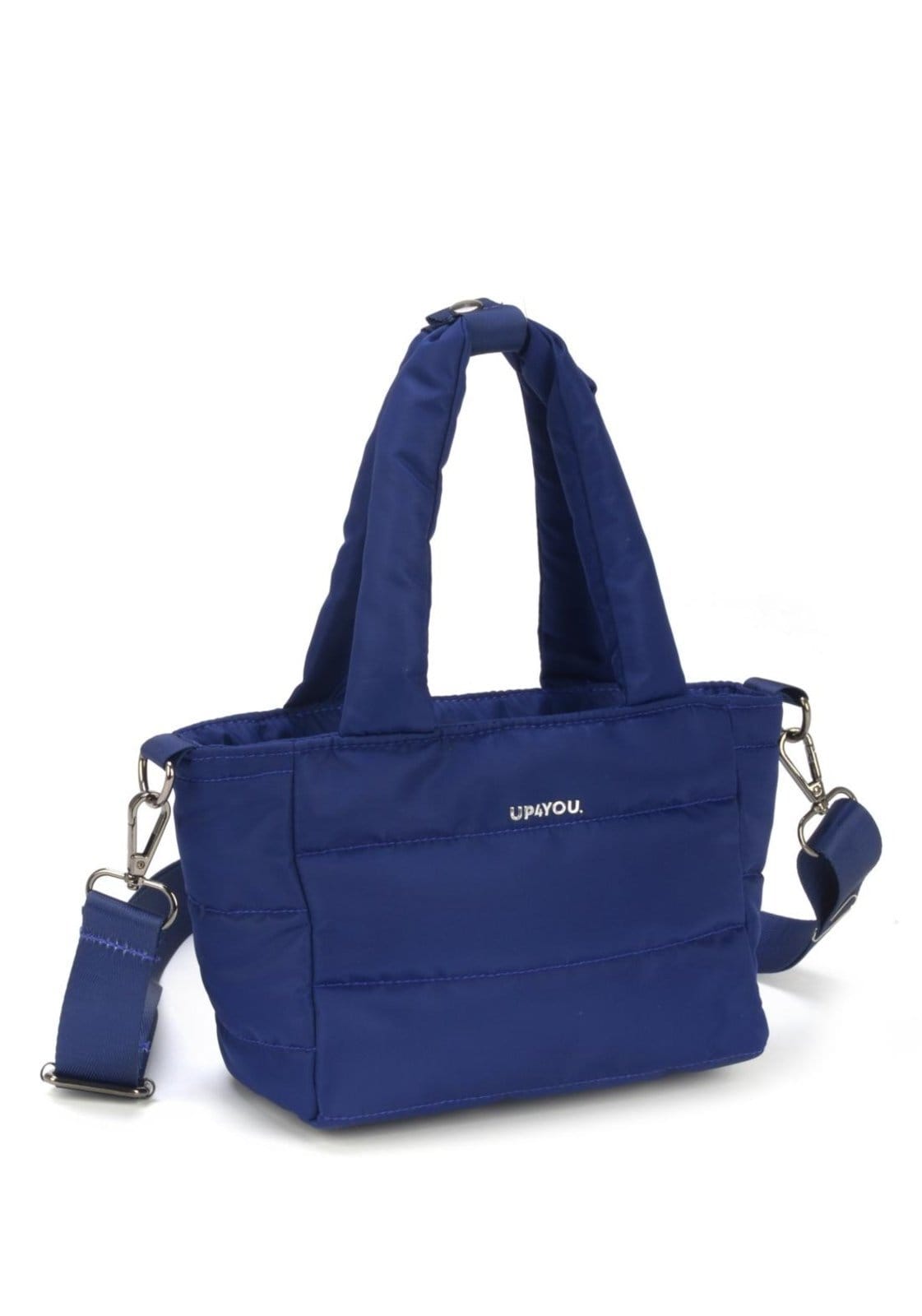 Vista 2 Infantil - Bolsa Tote Mini Transversal Náilon It's Cool Up4you Up4you azul
