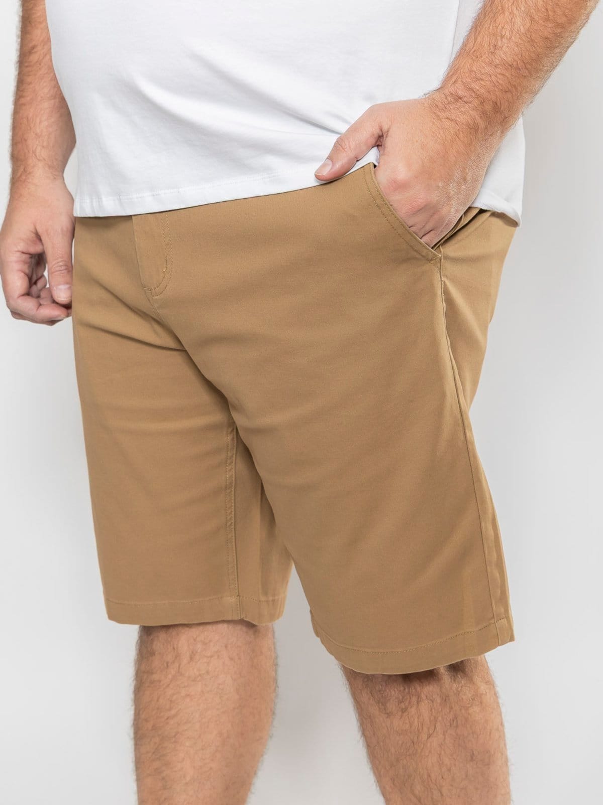 Vista 2 Bermuda Masculina Oversize Sport Fino Plus Size Crocker - 50693 Crocker cáqui