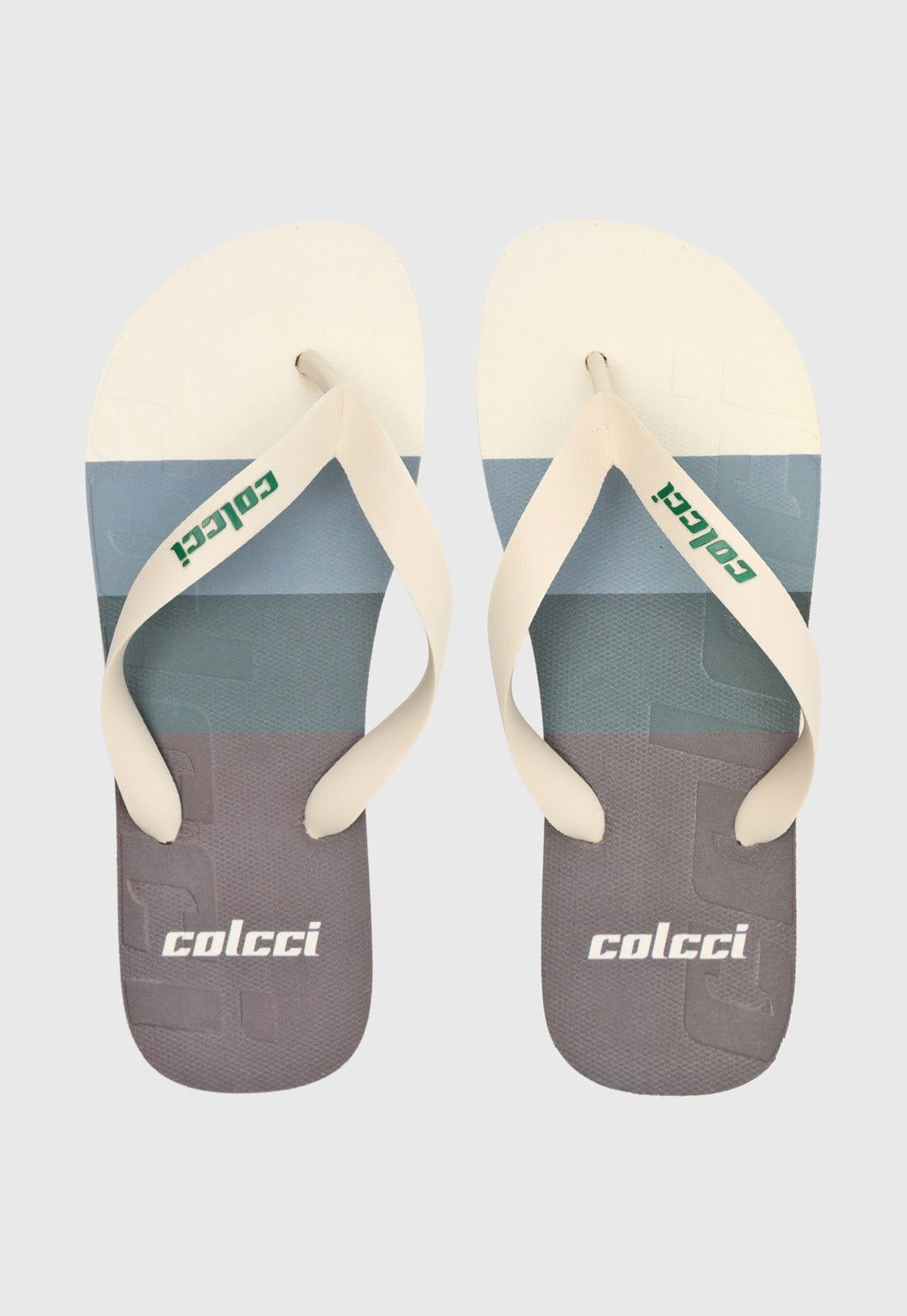 Chinelo Colcci Logomania Off-White