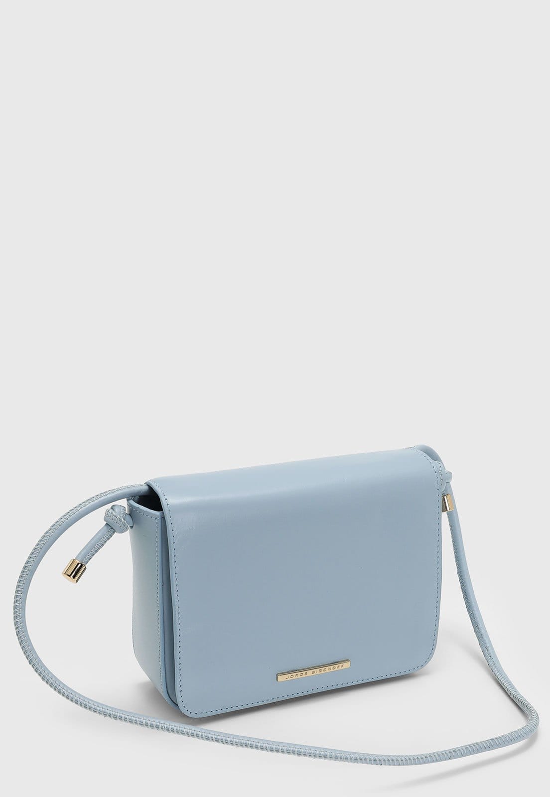 Vista 2 Bolsa Feminina Jorge Bischoff Média Aba Claro Jorge Bischoff azul