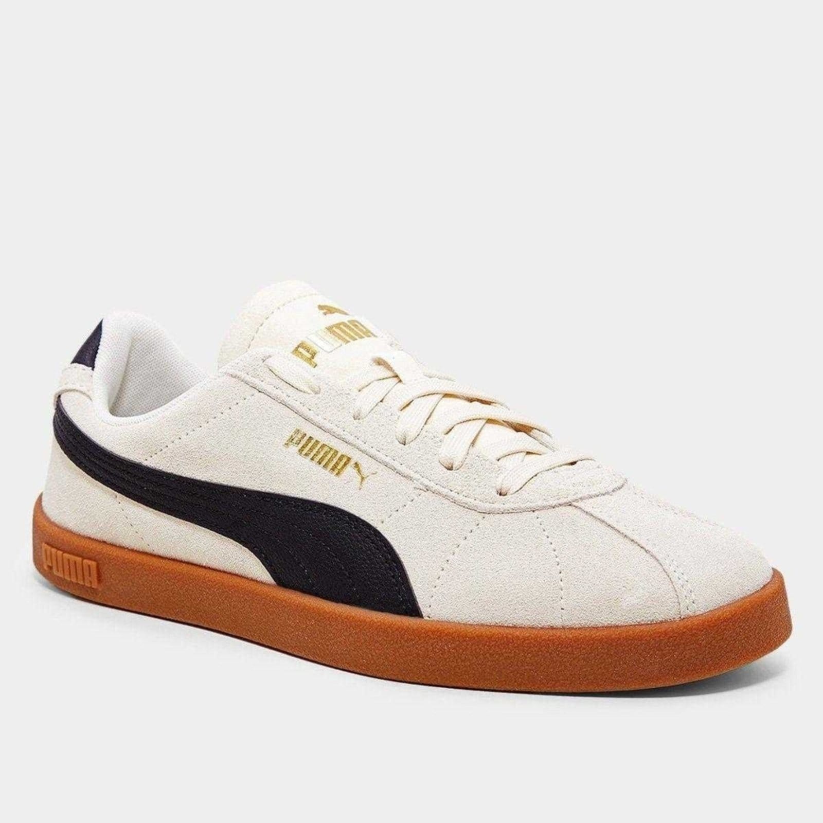 Vista 2 Tênis Masculino Puma Club II Puma bege