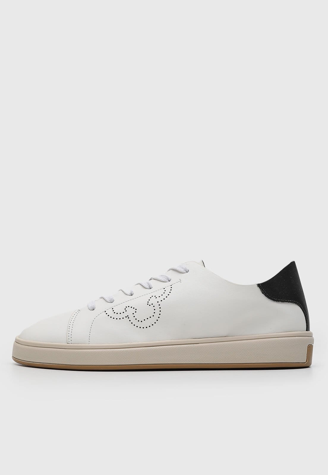 Vista principal Tênis Feminino Capodarte Monograma e Preto Capodarte branco