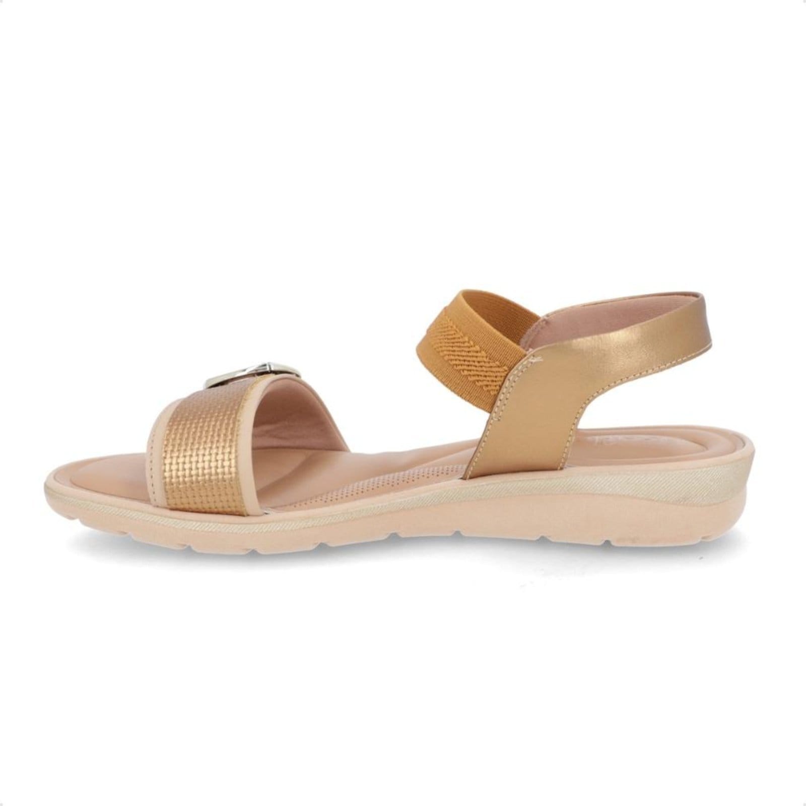 Vista 2 Sandália Usaflex Rasteira Feminina Usaflex bege