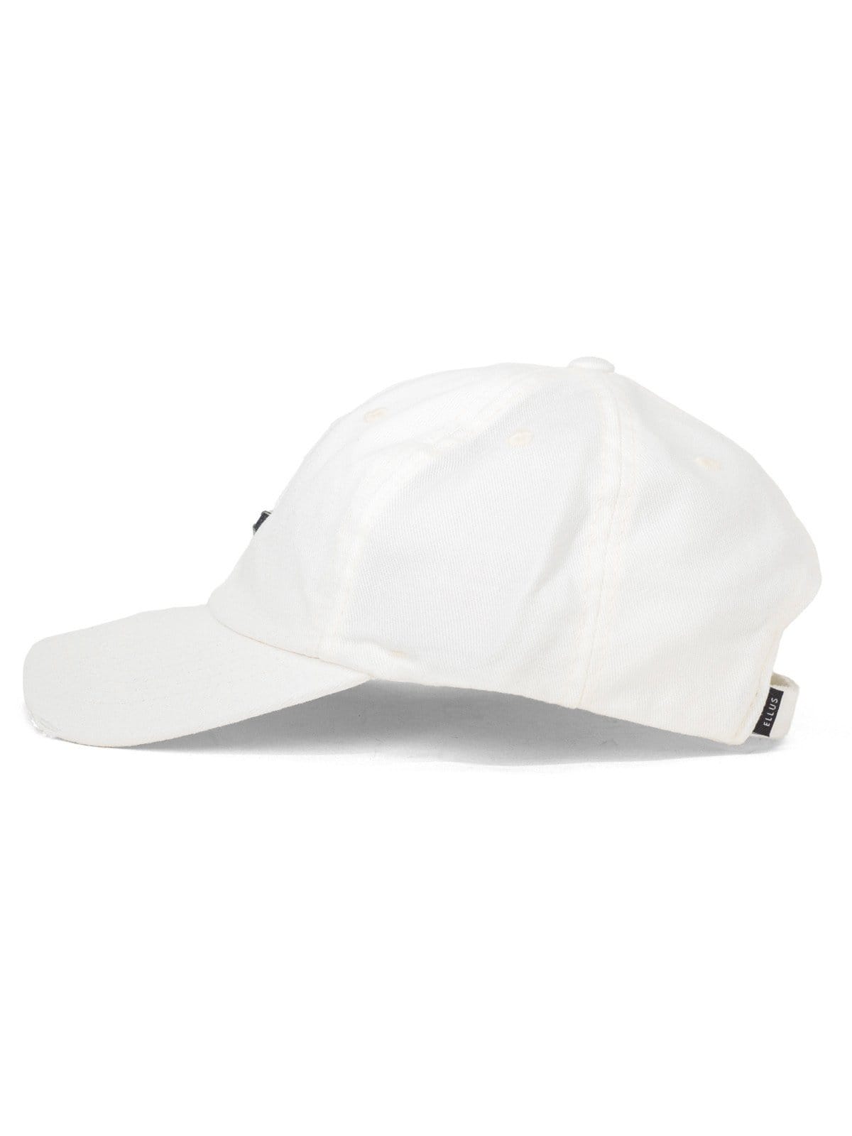 Boné Ellus Casual Metal Plate Regulável Aba Curva Strapback Branco Off White - 2