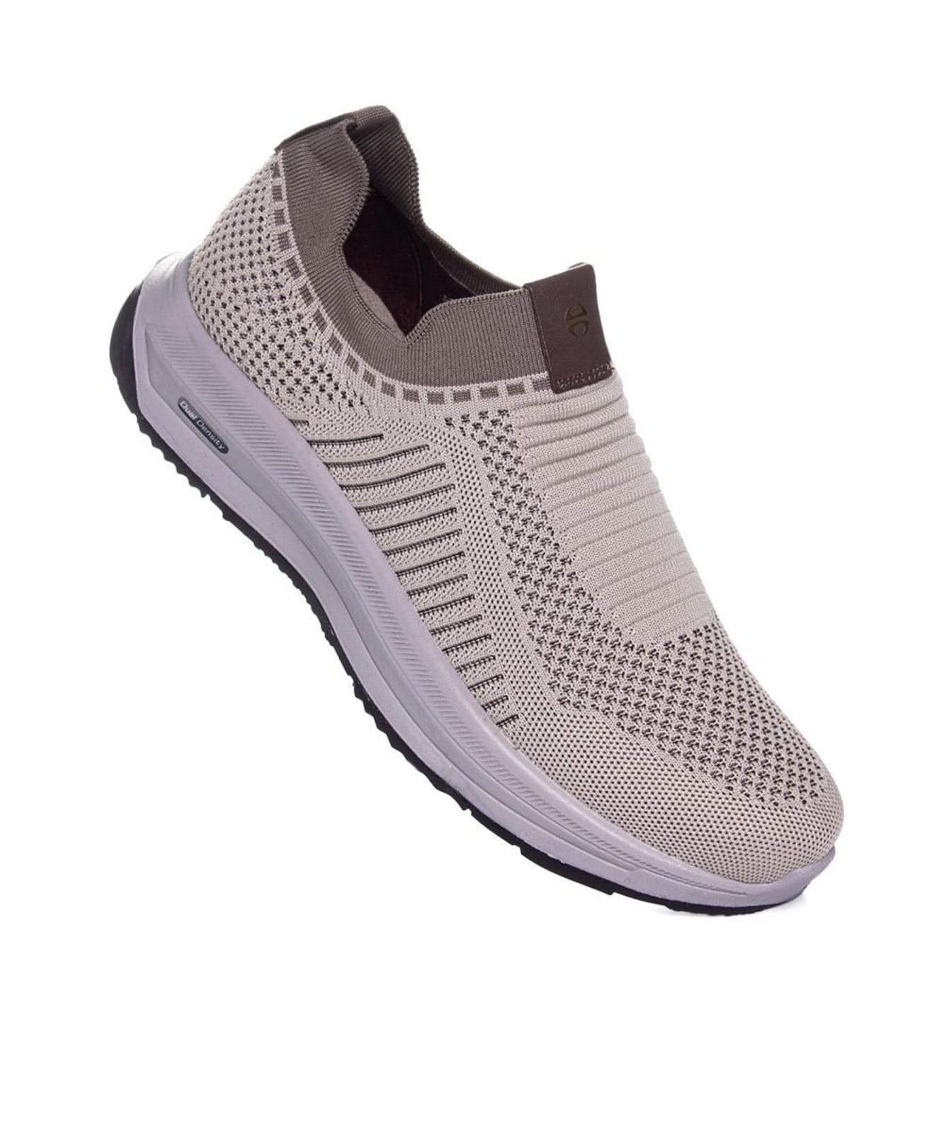 Vista 2 Tênis Masculino Ferriceli Knit Etron Bege Ferricelli incolor