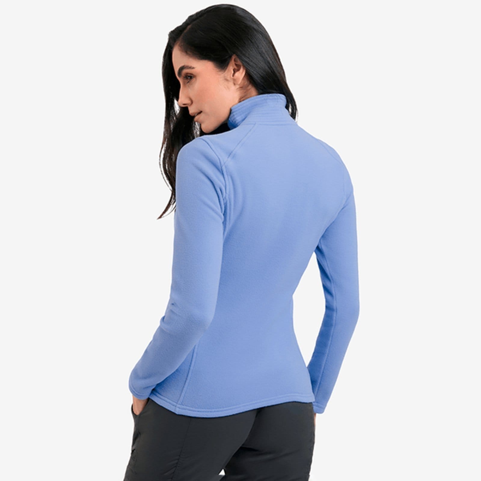 Vista 2 Moletom The North Face Fleece Glacier Zip Feminino The North Face azul