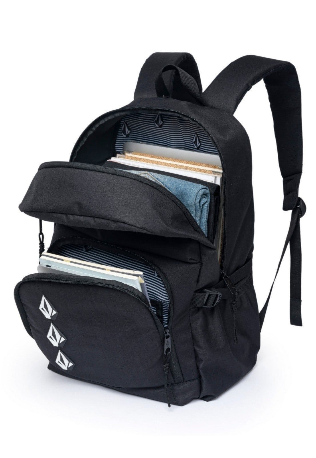 Mochila Volcom Masculina Bolsa Notebook Universitária Casual Trabalho - 2