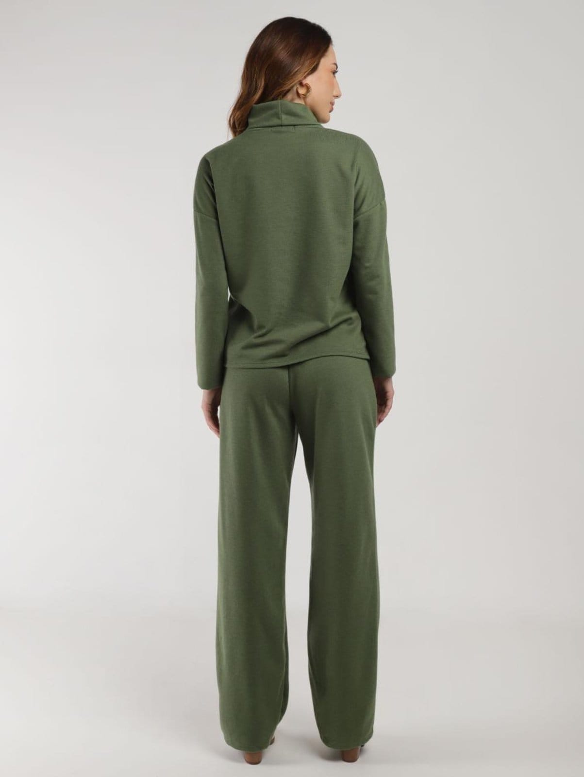 Vista 2 Conjunto Tricot Autentique Feminino Autentique verde