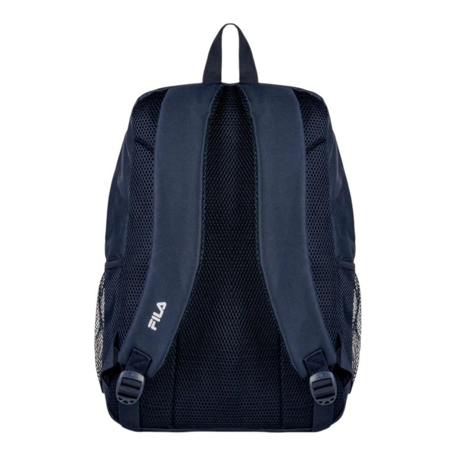 Vista 2 Mochila Fila Cut Logo Letter 18L Unissex Azul Marinho Fila incolor azul