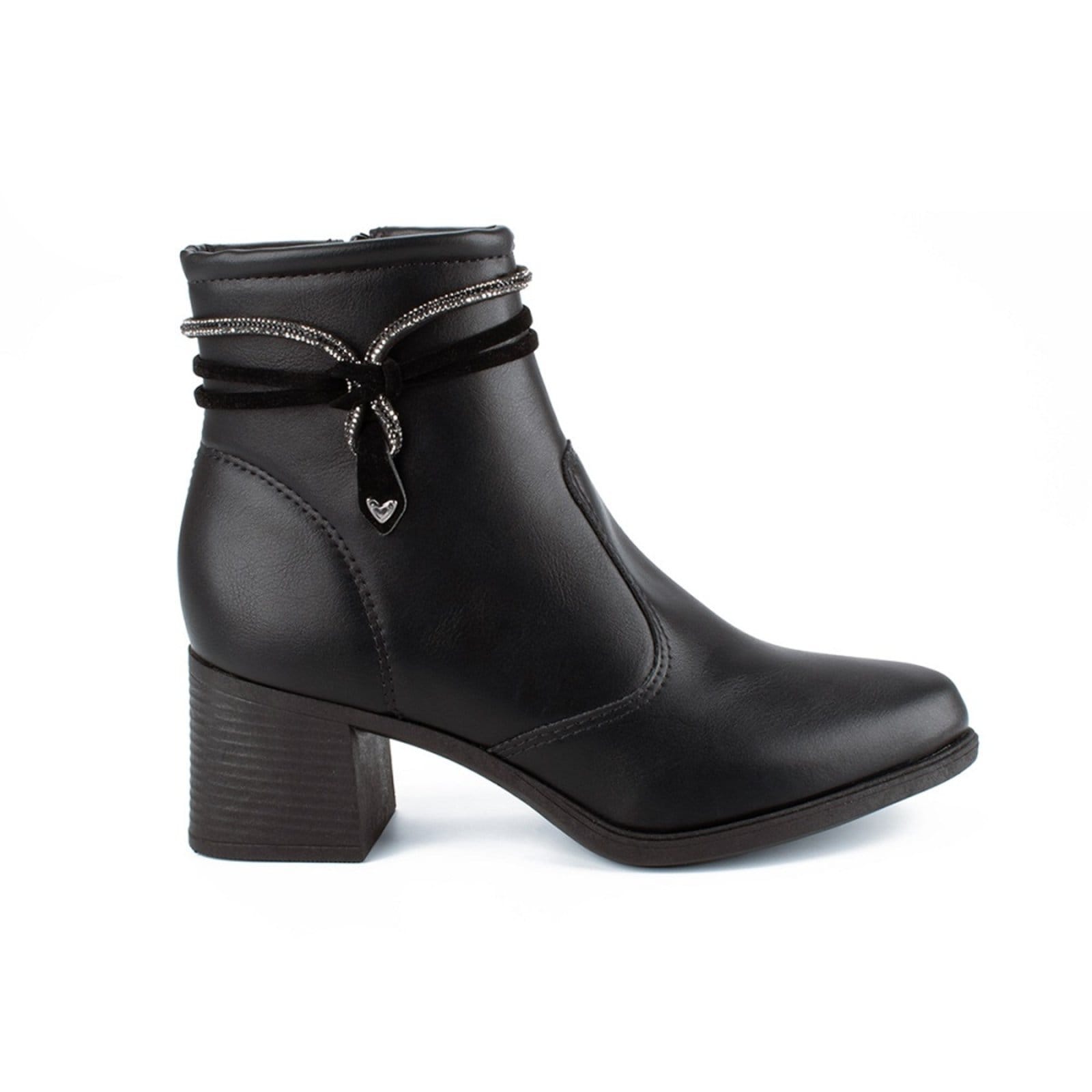 Vista 2 Bota Cano Curto Mississipi MC852 Feminina MISSISSIPI preto