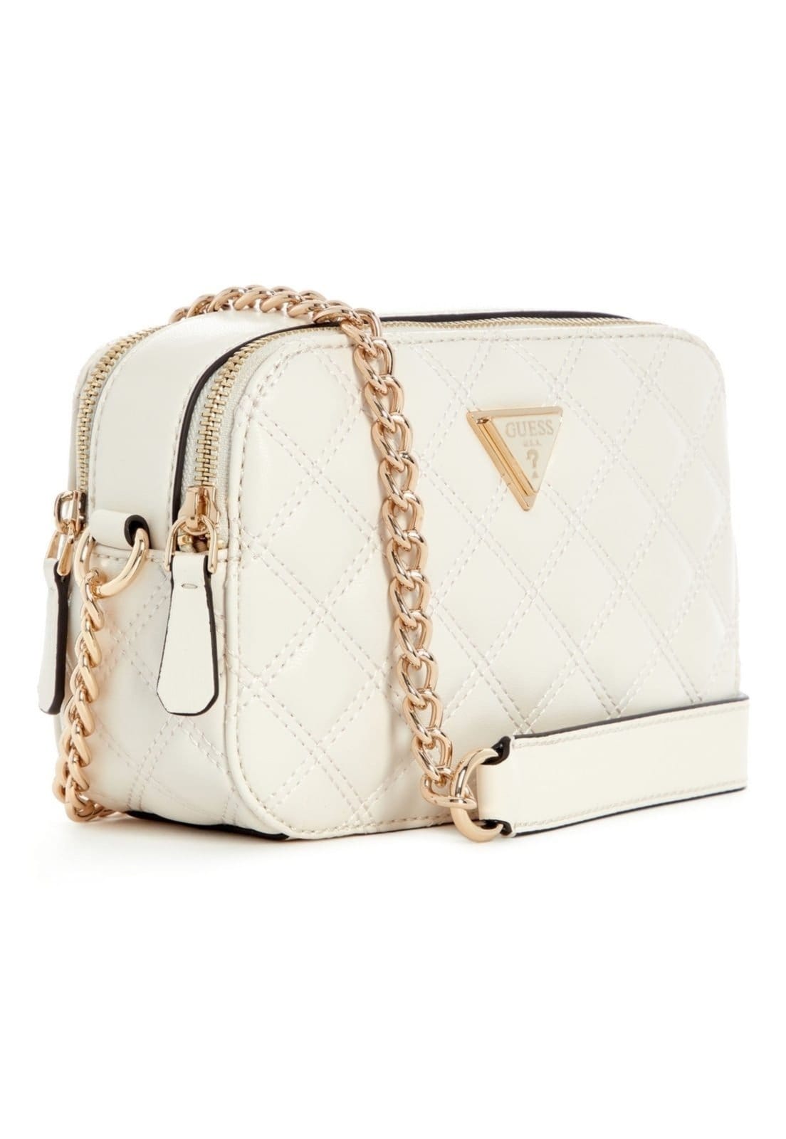 Vista 2 Bolsa Guess Giully Ii Camera Bag Off White Guess off-white white