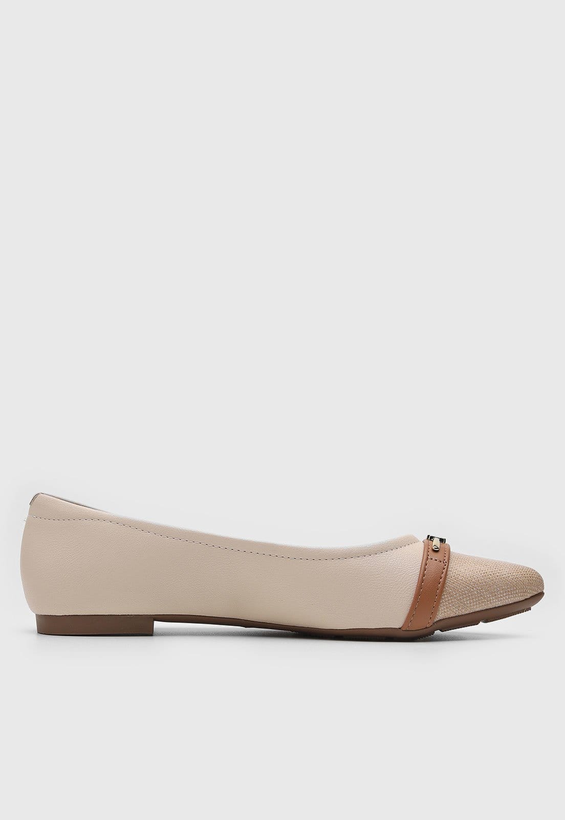 Vista 2 Sapatilha Modare Recorte Ponta MODARE bege