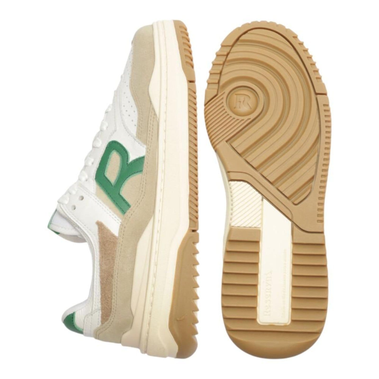 Vista 2 Tênis Reserva R-Broox Masculino Couro RESERVA GO branco