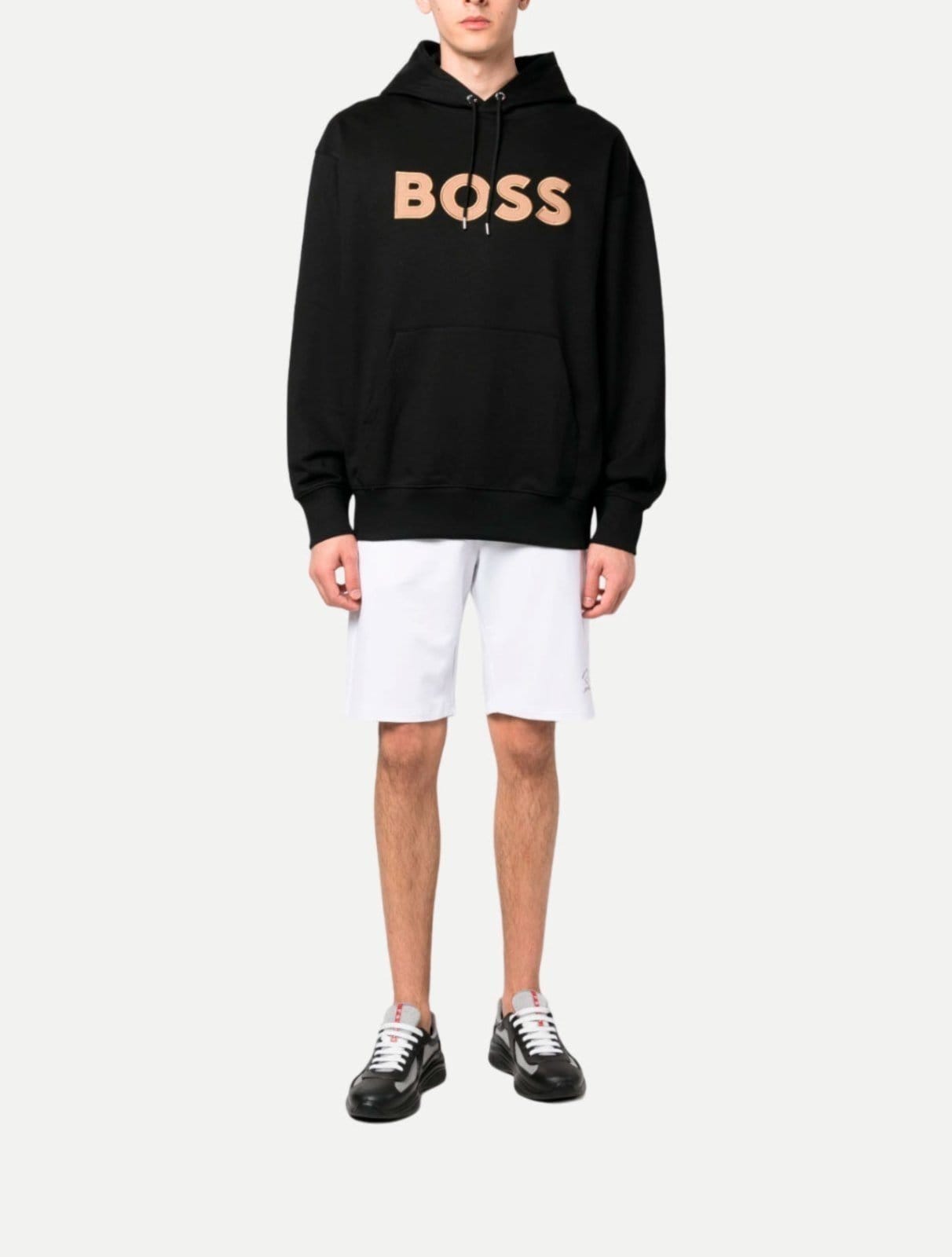 Blusa Hugo Boss Masculina Moletom Sullivan 11 Preta