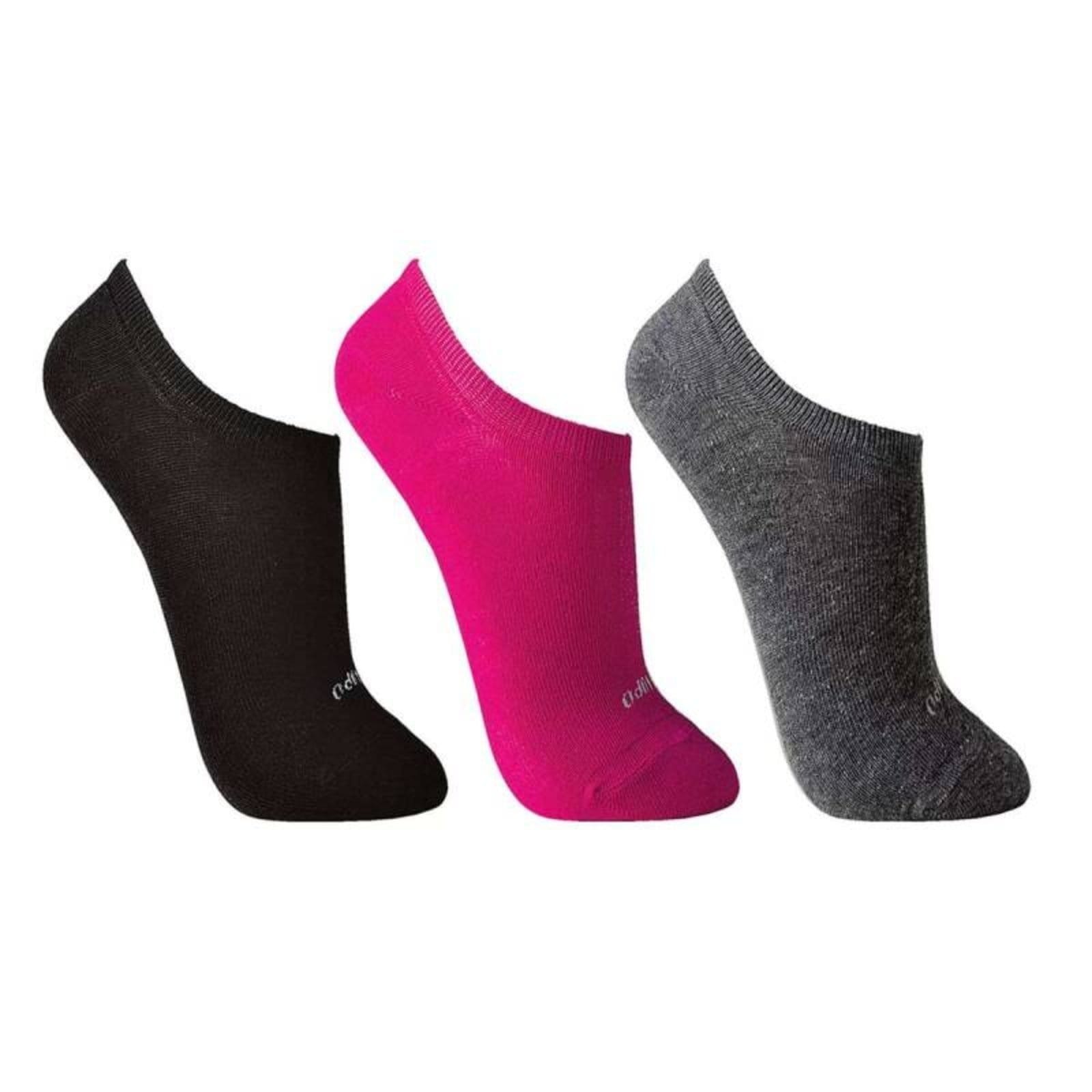 Vista principal Kit 3 Meias Lupo Sapatilha - Feminino Lupo multicolorido