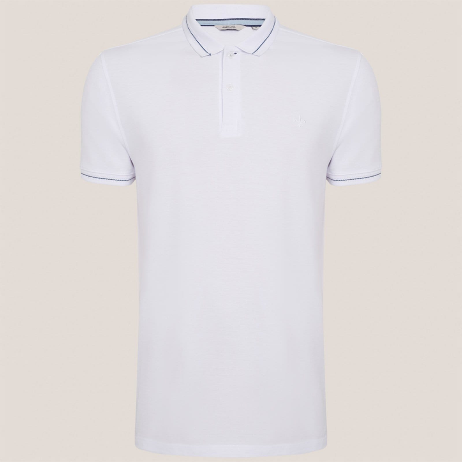 Camisa Polo Dudalina Jacquard Chevron Ve26 Masculino