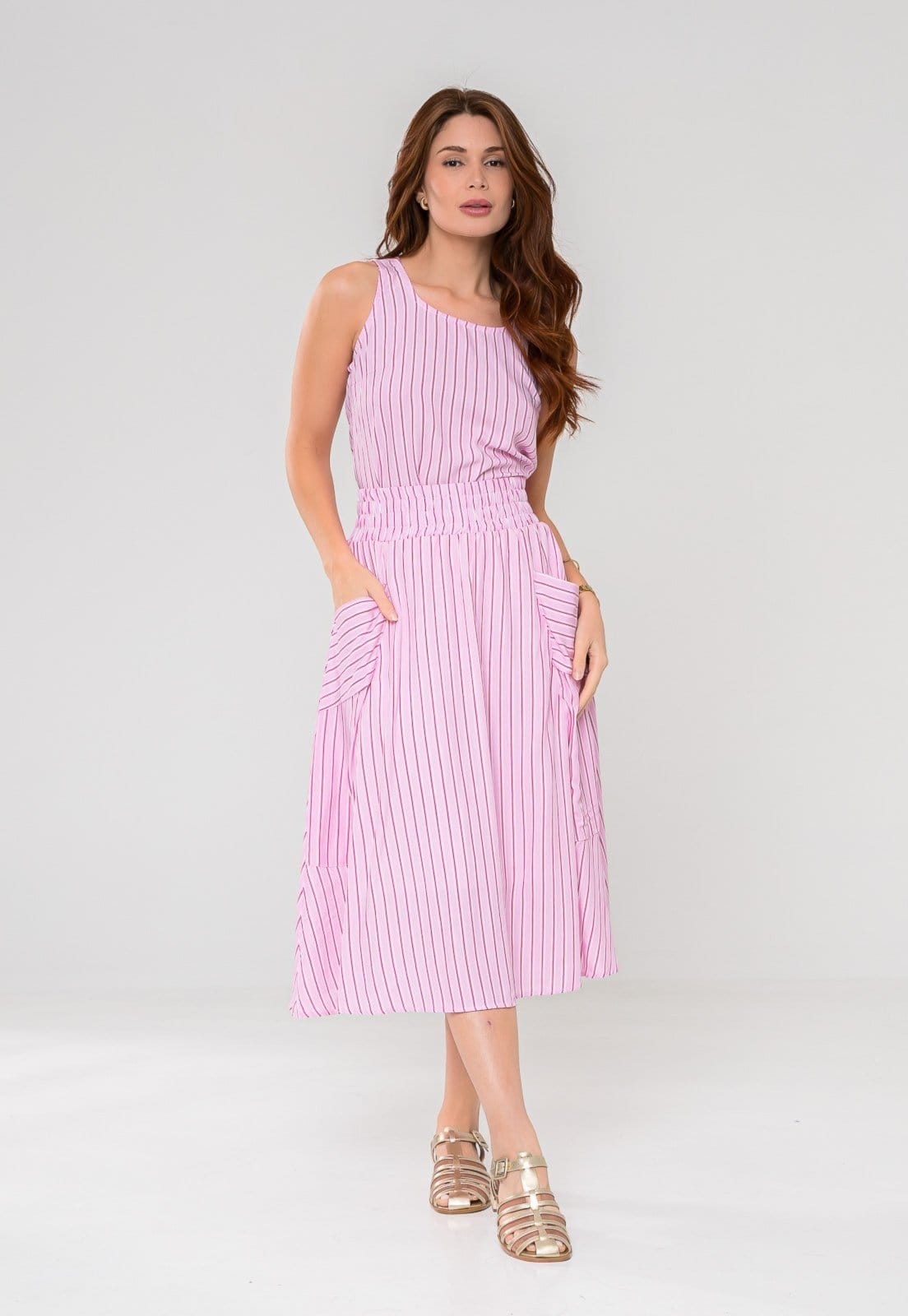 Vista 2 Regata Aura Laís Listrado Luzente Aura rosa