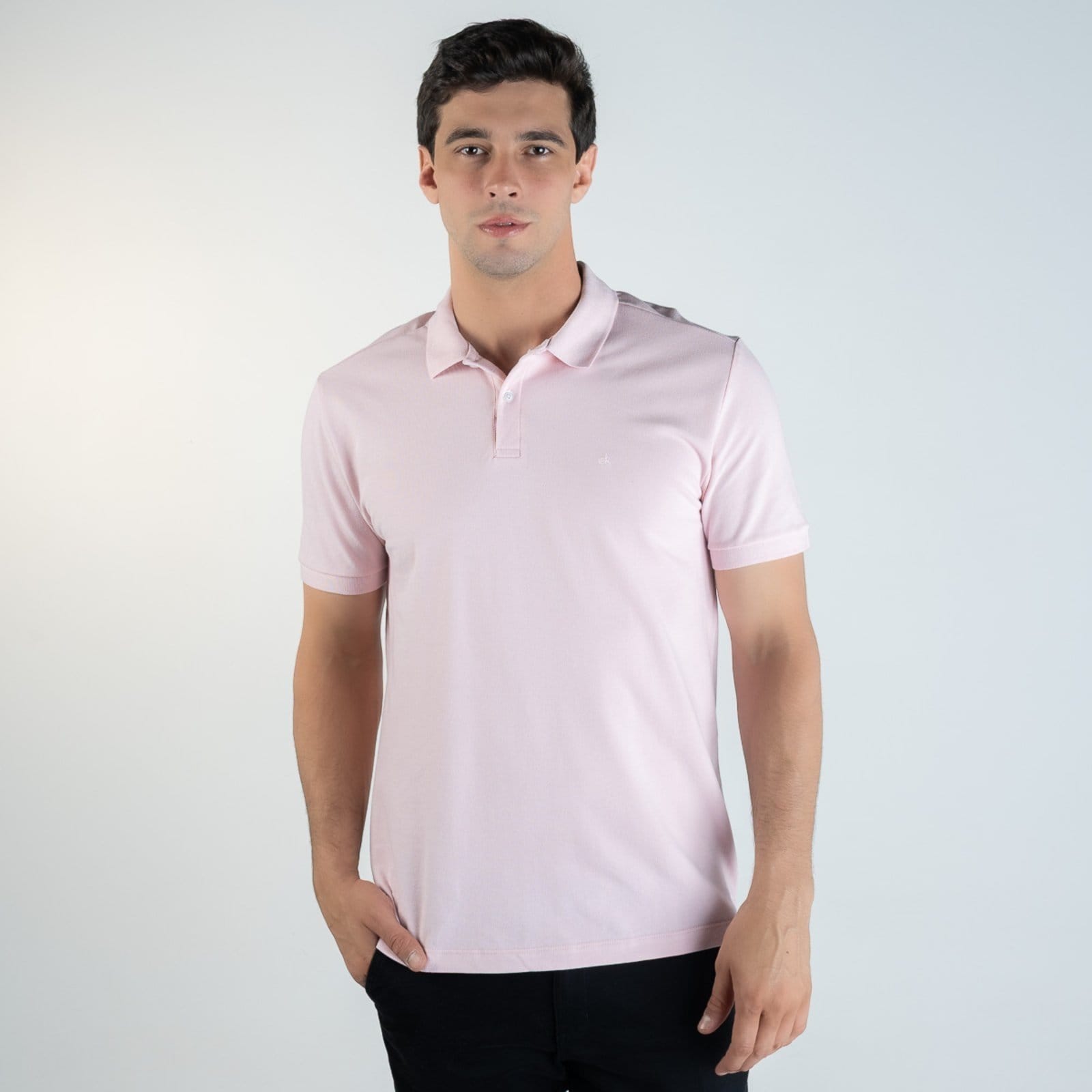 Vista principal Camisa Polo Calvin Klein Básica Claro Calvin Klein rosa