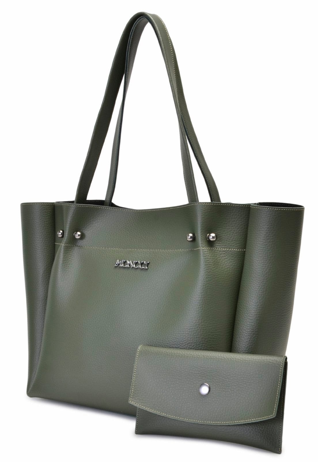 Vista 2 Bolsa Feminina Ombro e carteira Moncci Militar MONCCI verde/verde militar verde