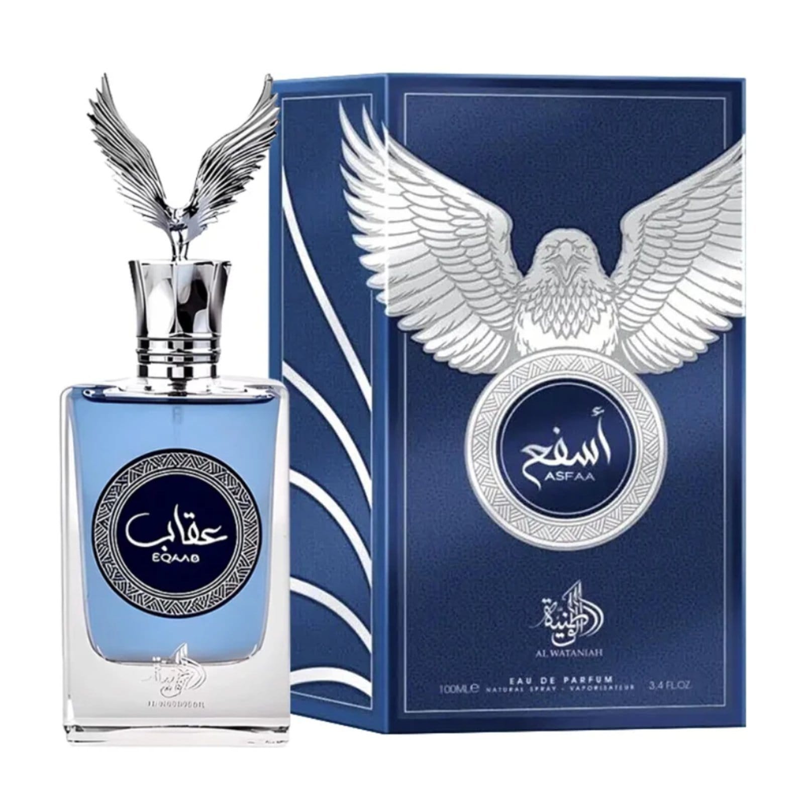 Vista 2 Al Wataniah Eqaab Masculino Eau de Parfum Al Wataniah incolor
